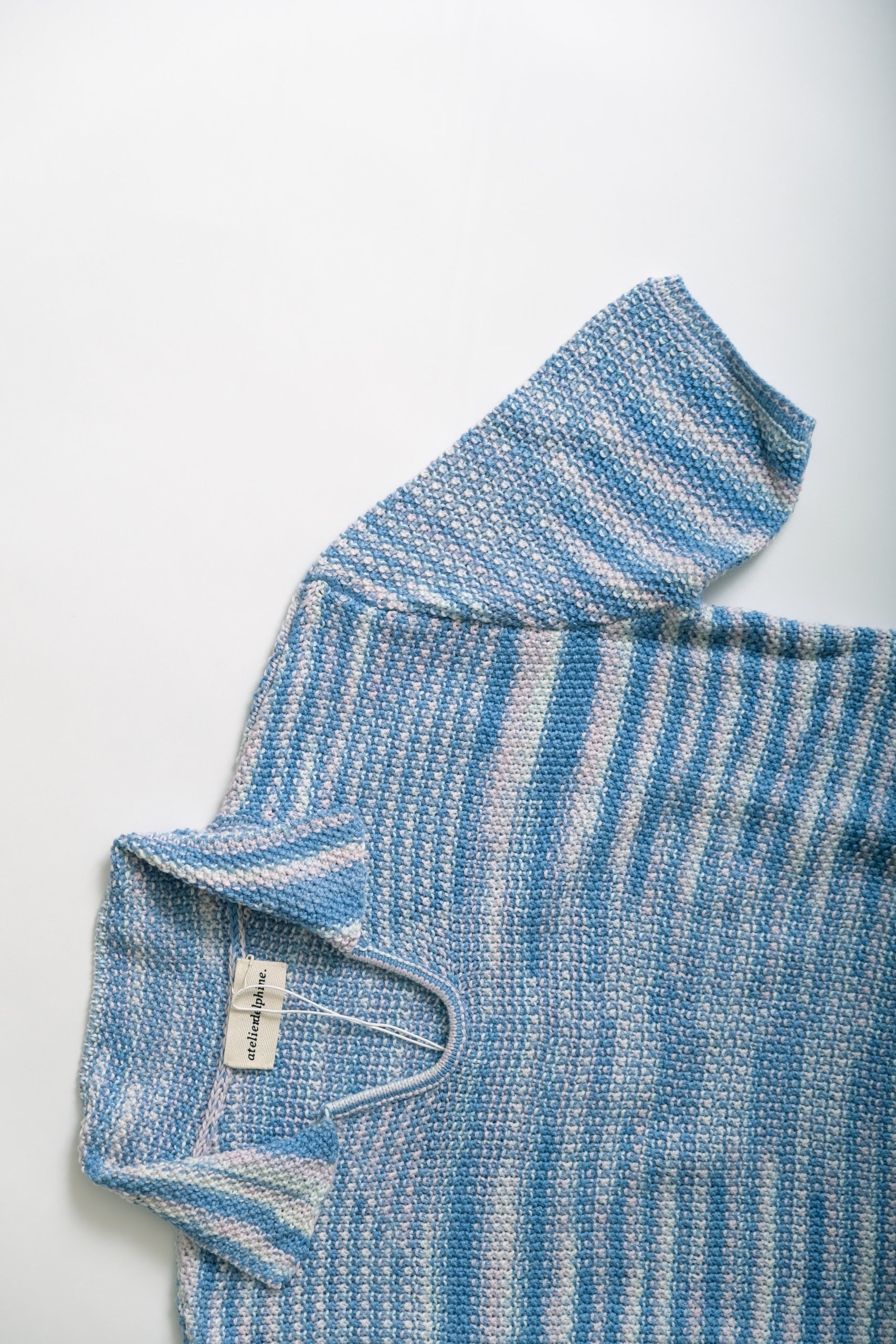 POLO SHIRT - MELANGE BLUE