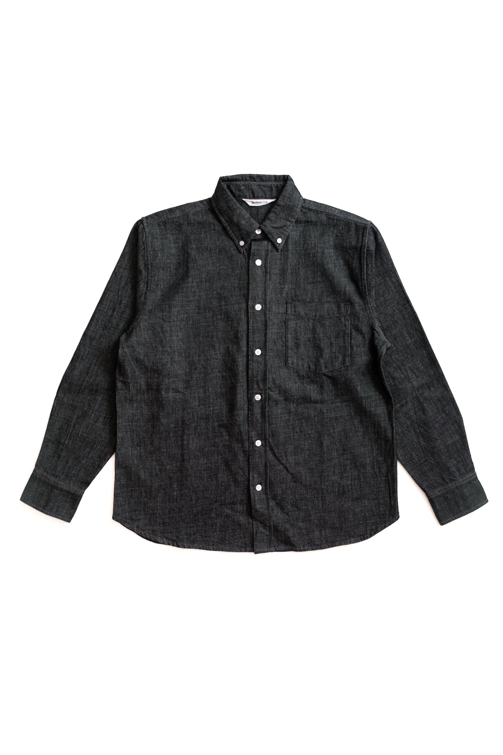 DENIM BD SHIRT - BLACK/WHITE