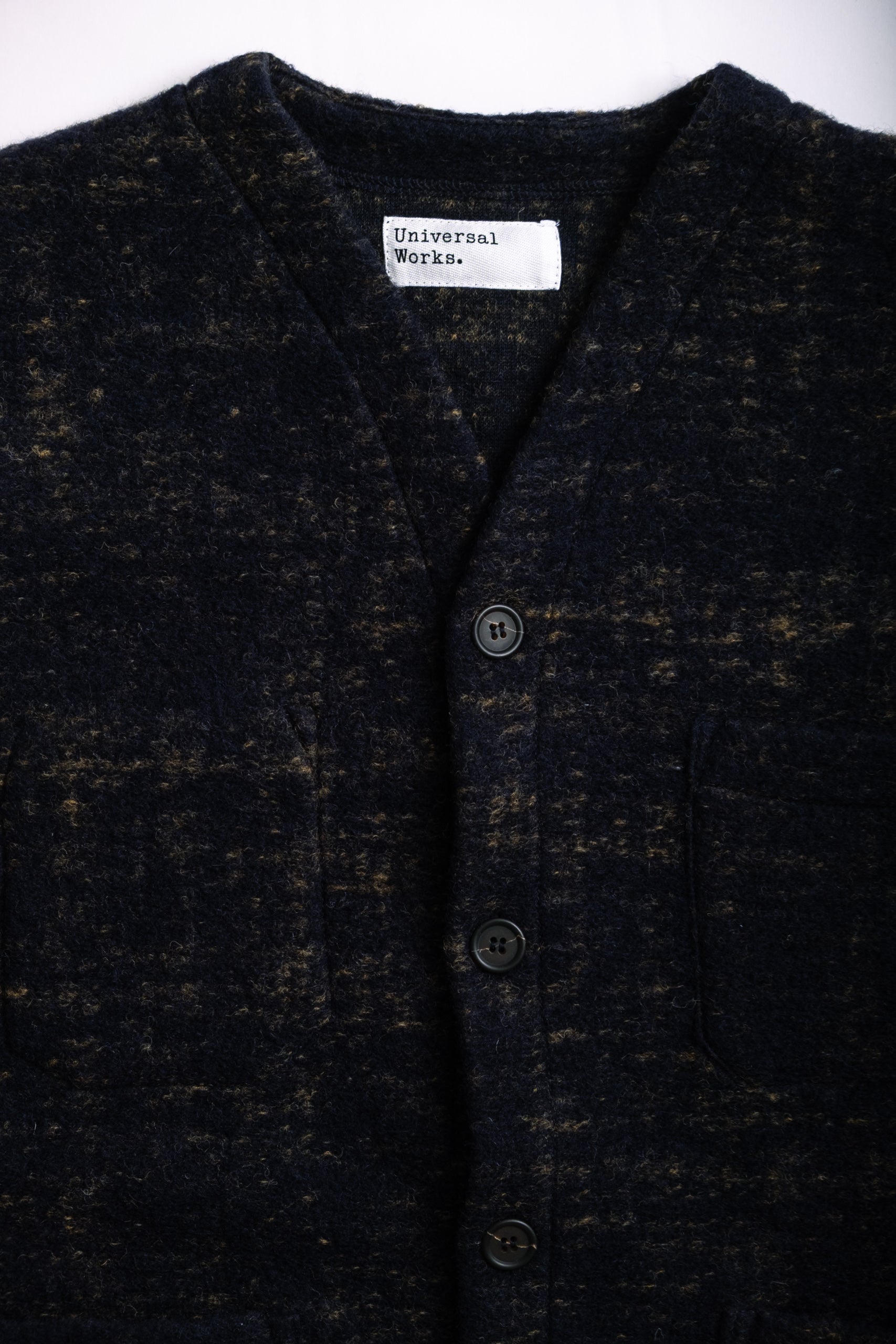 MARBLE FLEECE - NAVY