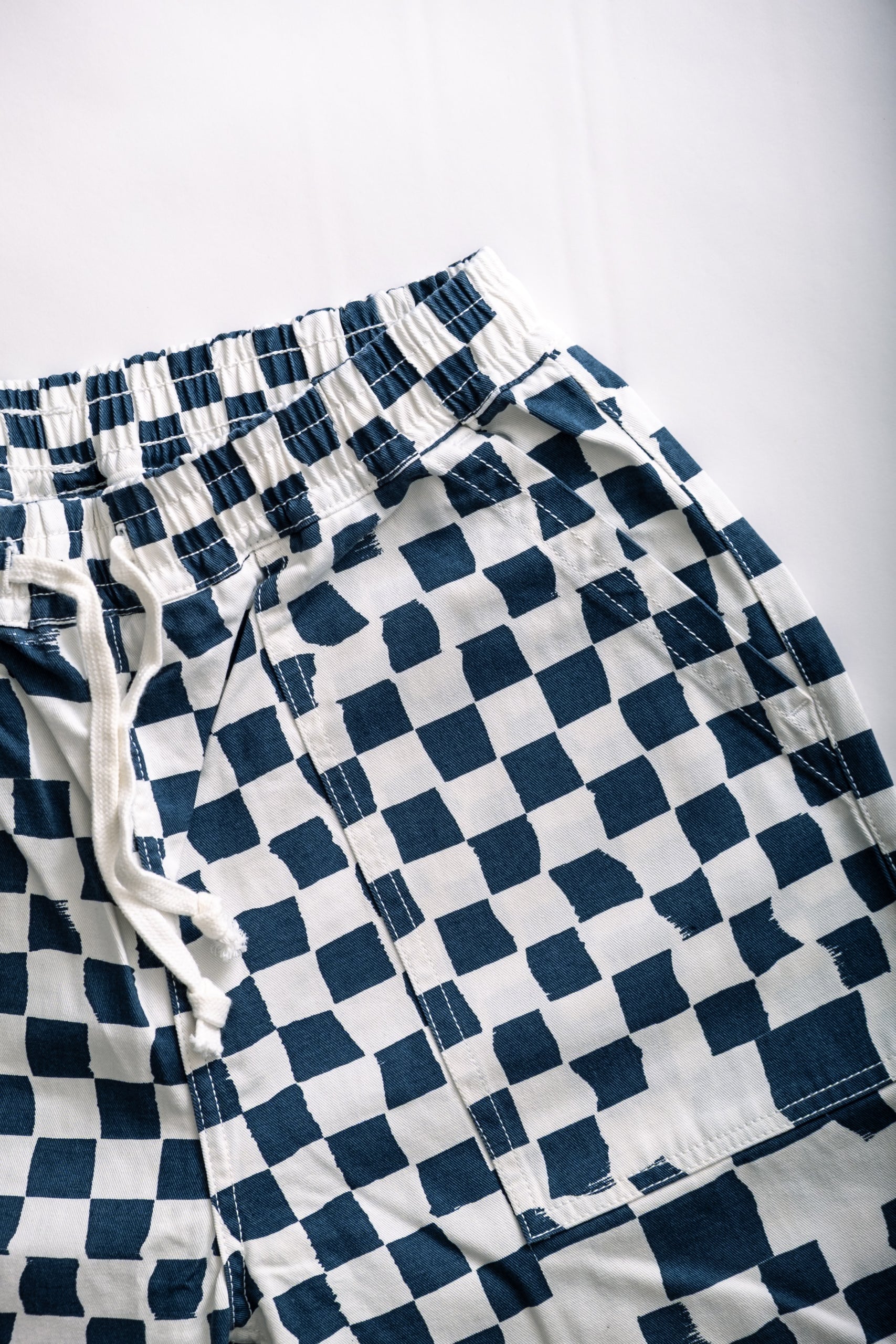 CHEF PANT - TEAL CHECKER