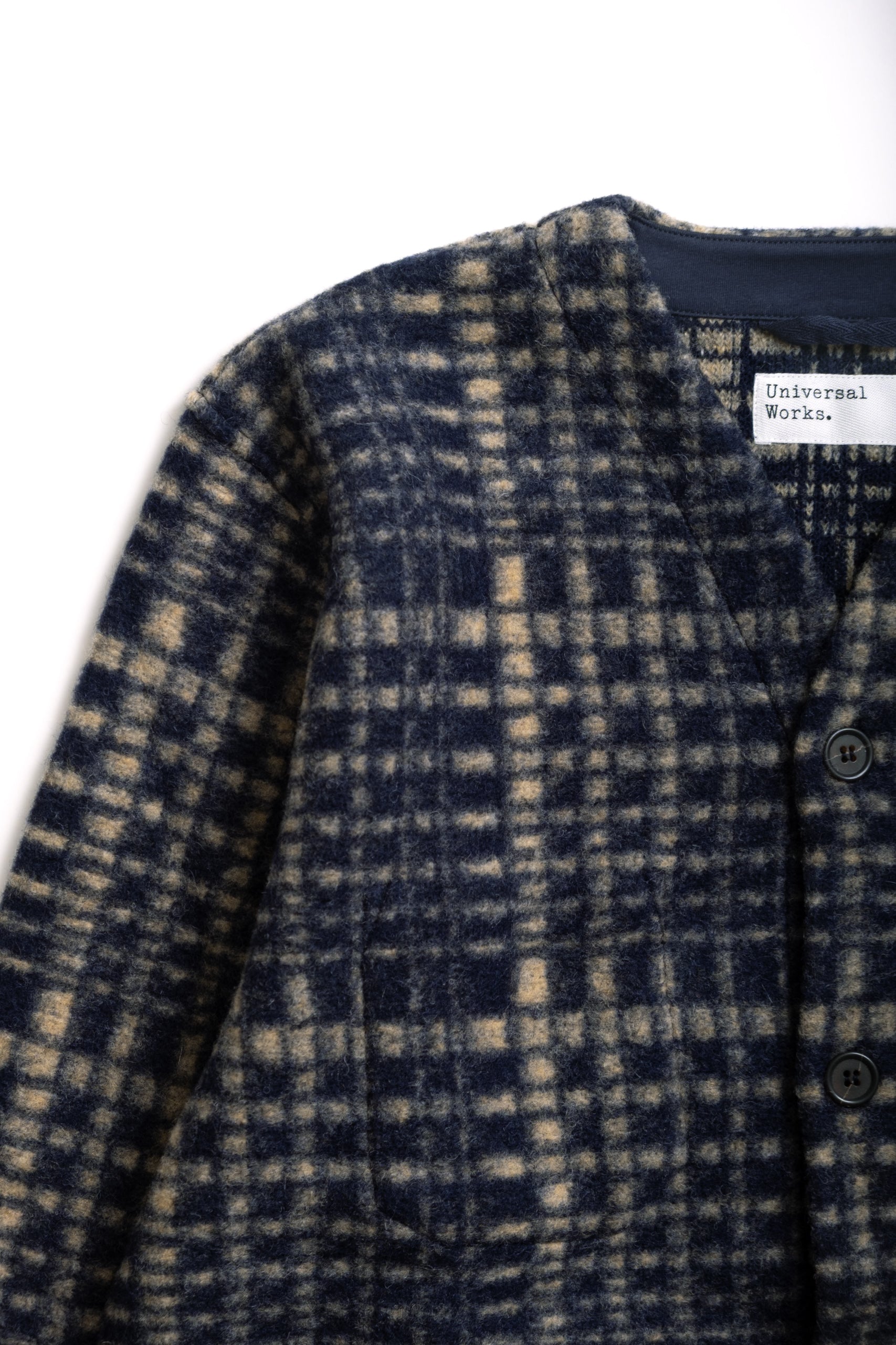 TELEPASS FLEECE CARDIGAN - NAVY