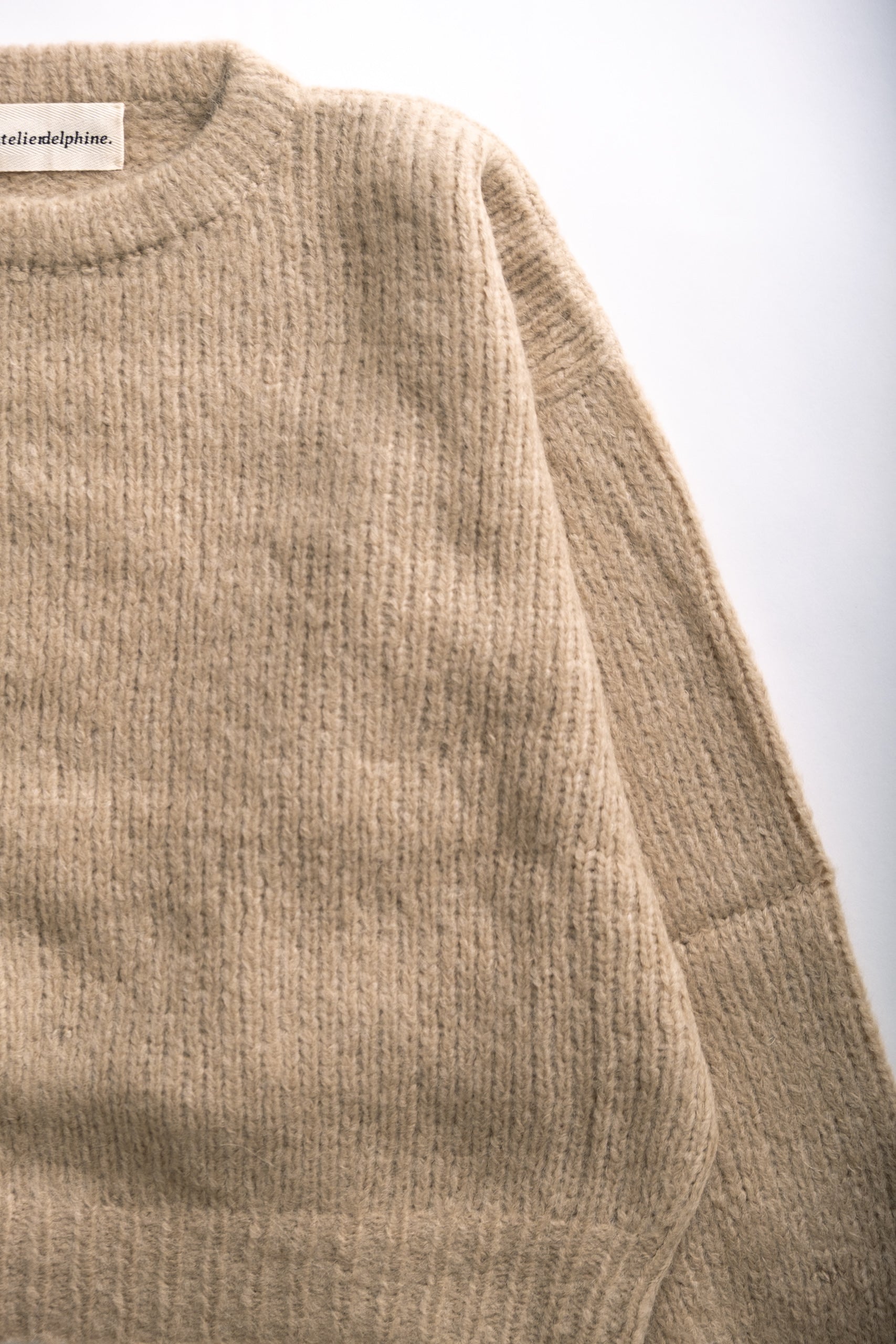 BALLOON SLEEVE SWEATER - SAND