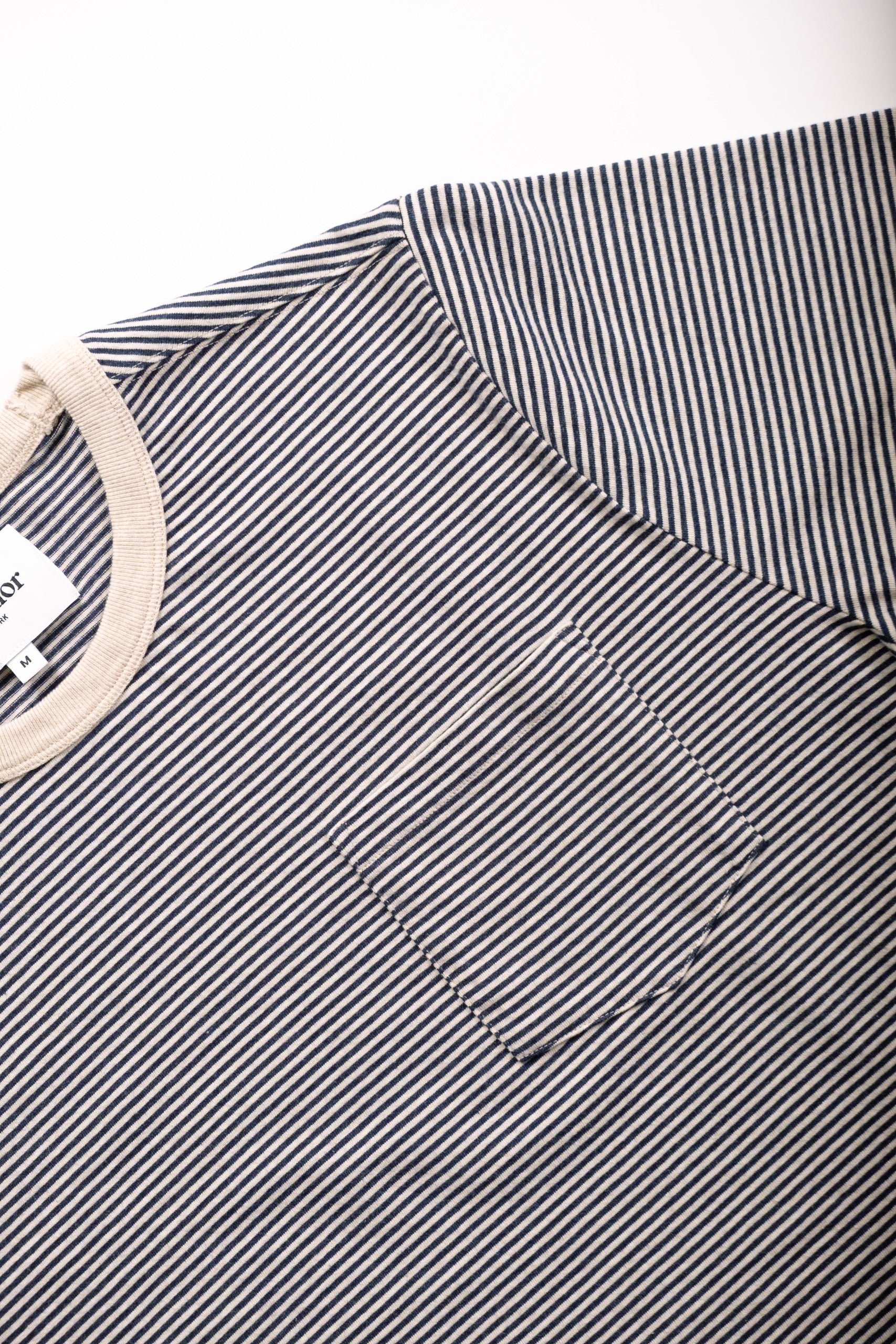 STRIPE TEE - NAVY