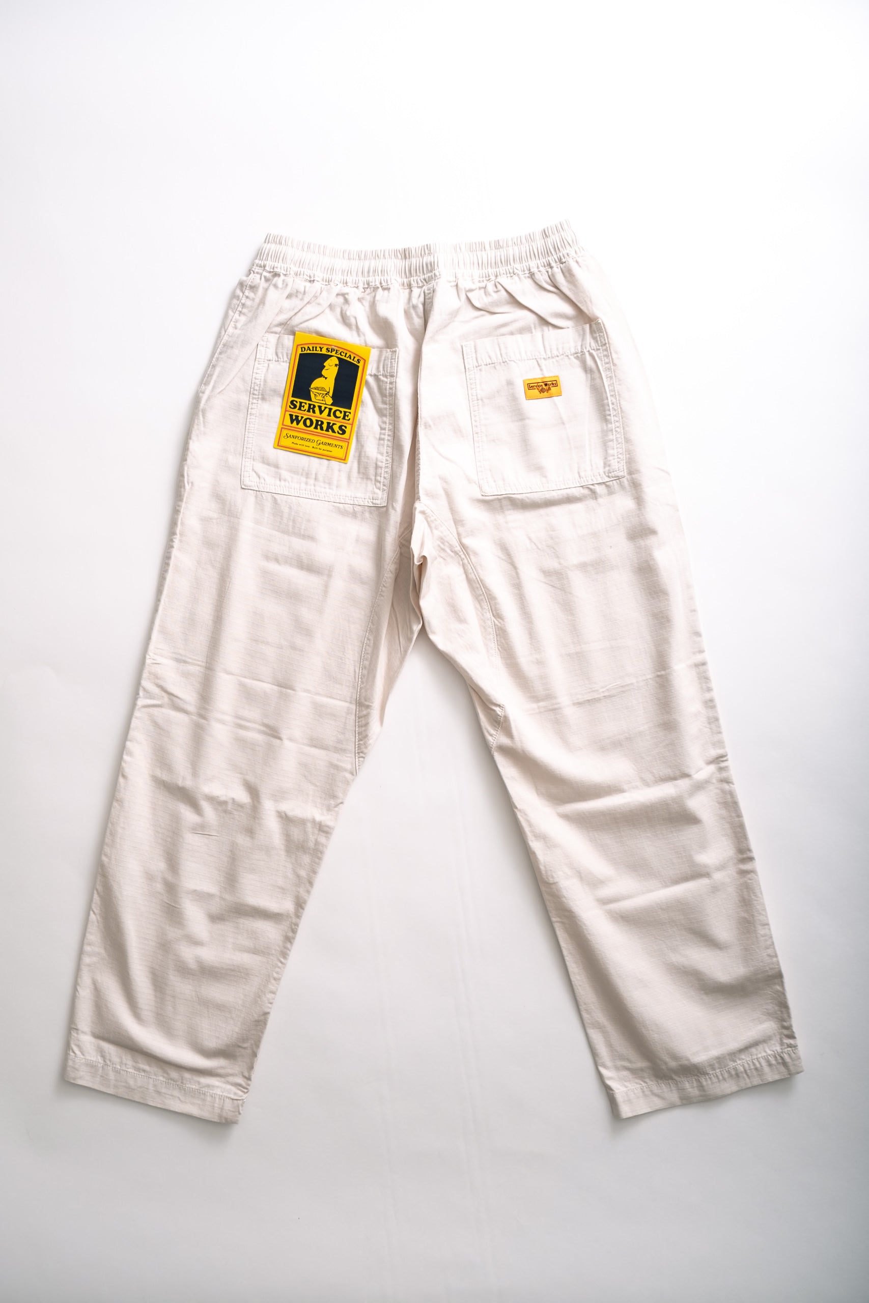 CHEF PANT RIPSTOP - BONE