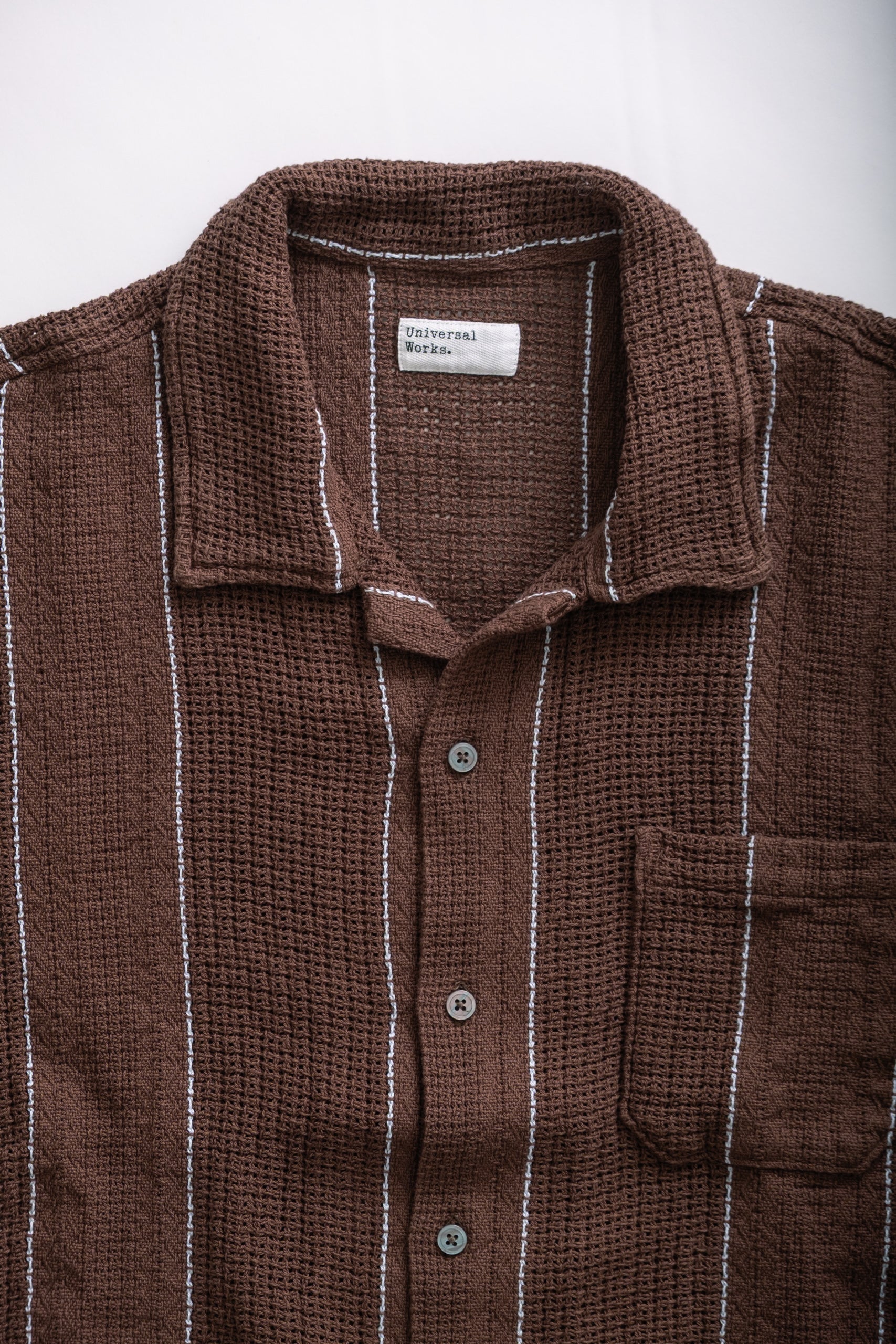 ROAD SHIRT - BROWN STRIPE