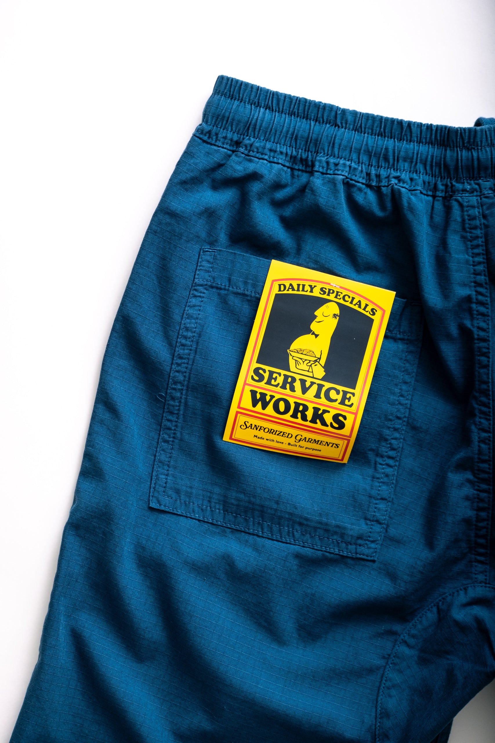 RIPSTOP CHEF SHORT - OCEAN