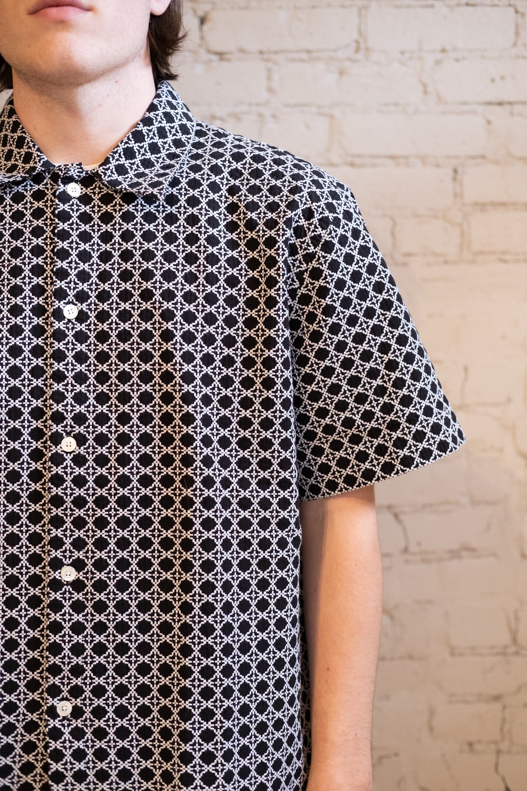 RESORT SHIRT - BLACK RATTAN