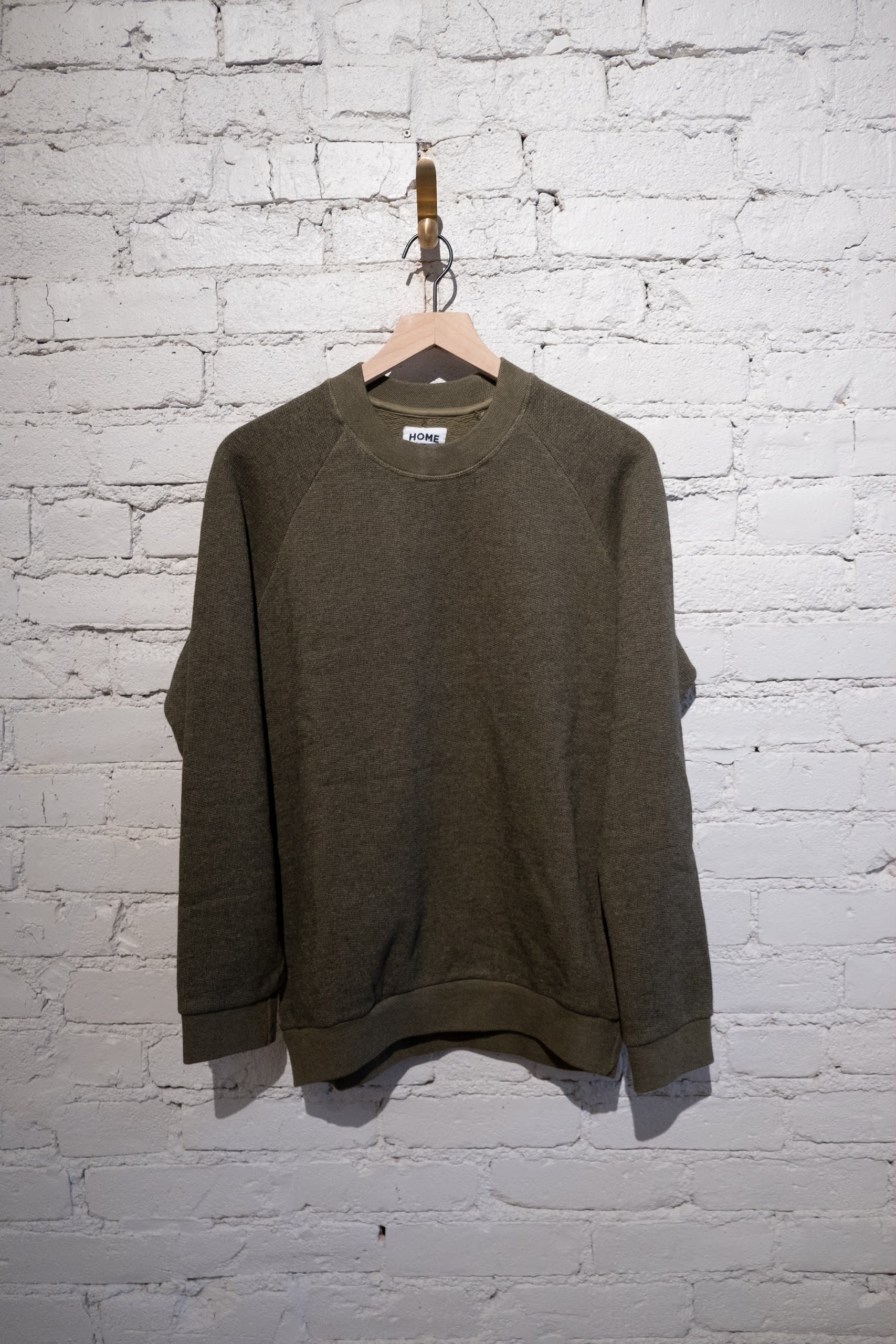 TERRY SWEAT - ARMY GREEN