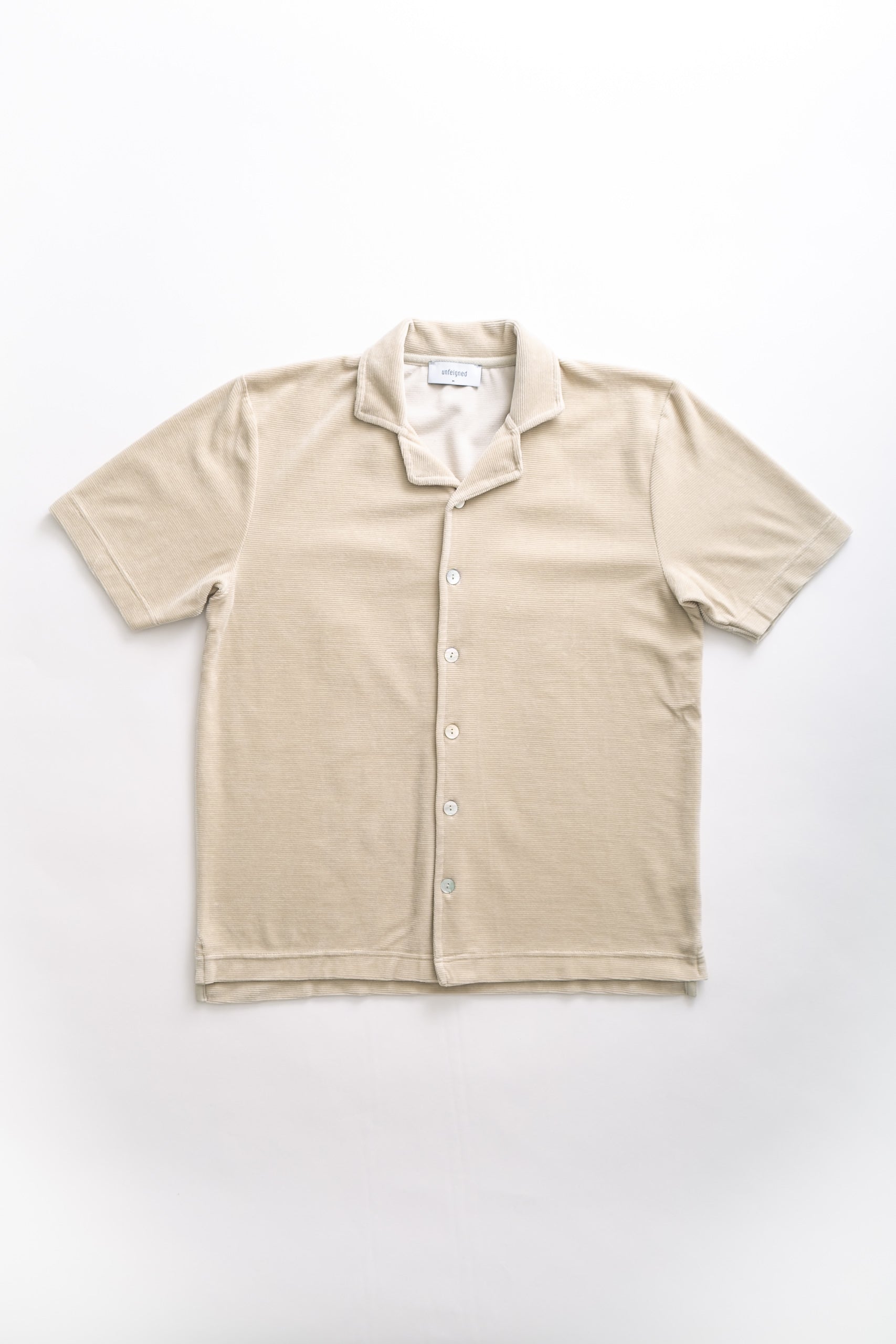 VELOUR POLO - TIDAL FOAM