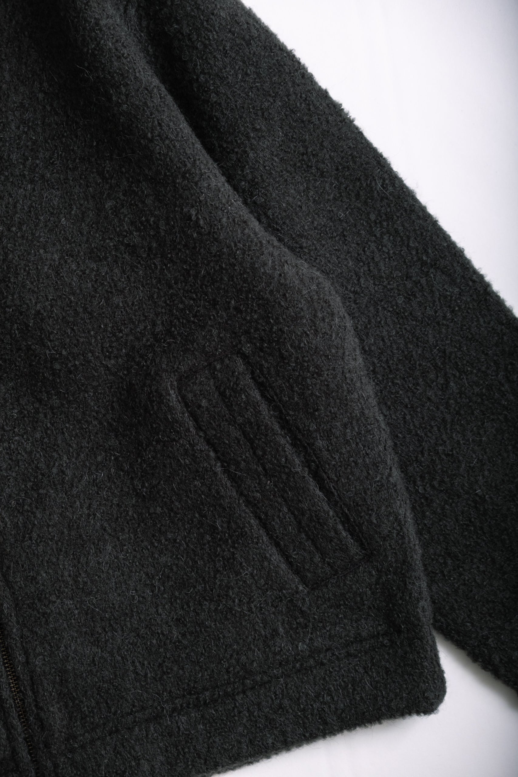 CLUB JACKET - CHARCOAL BOUCLE