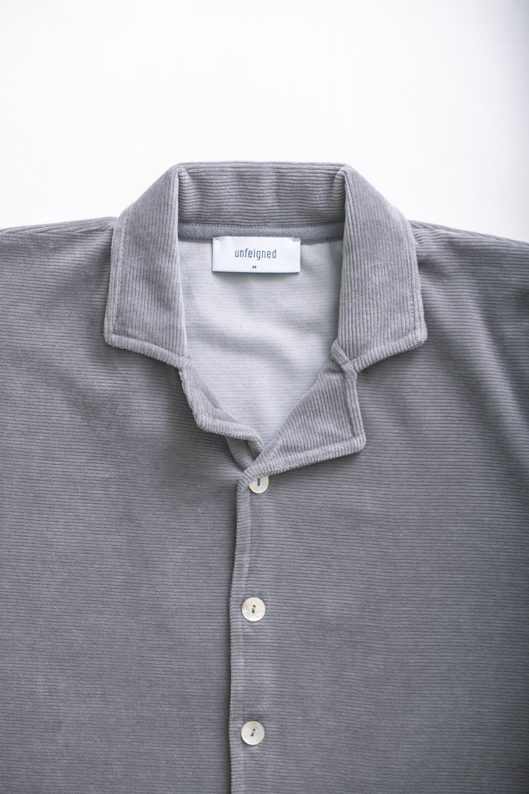 VELOUR POLO - GARGOYLE