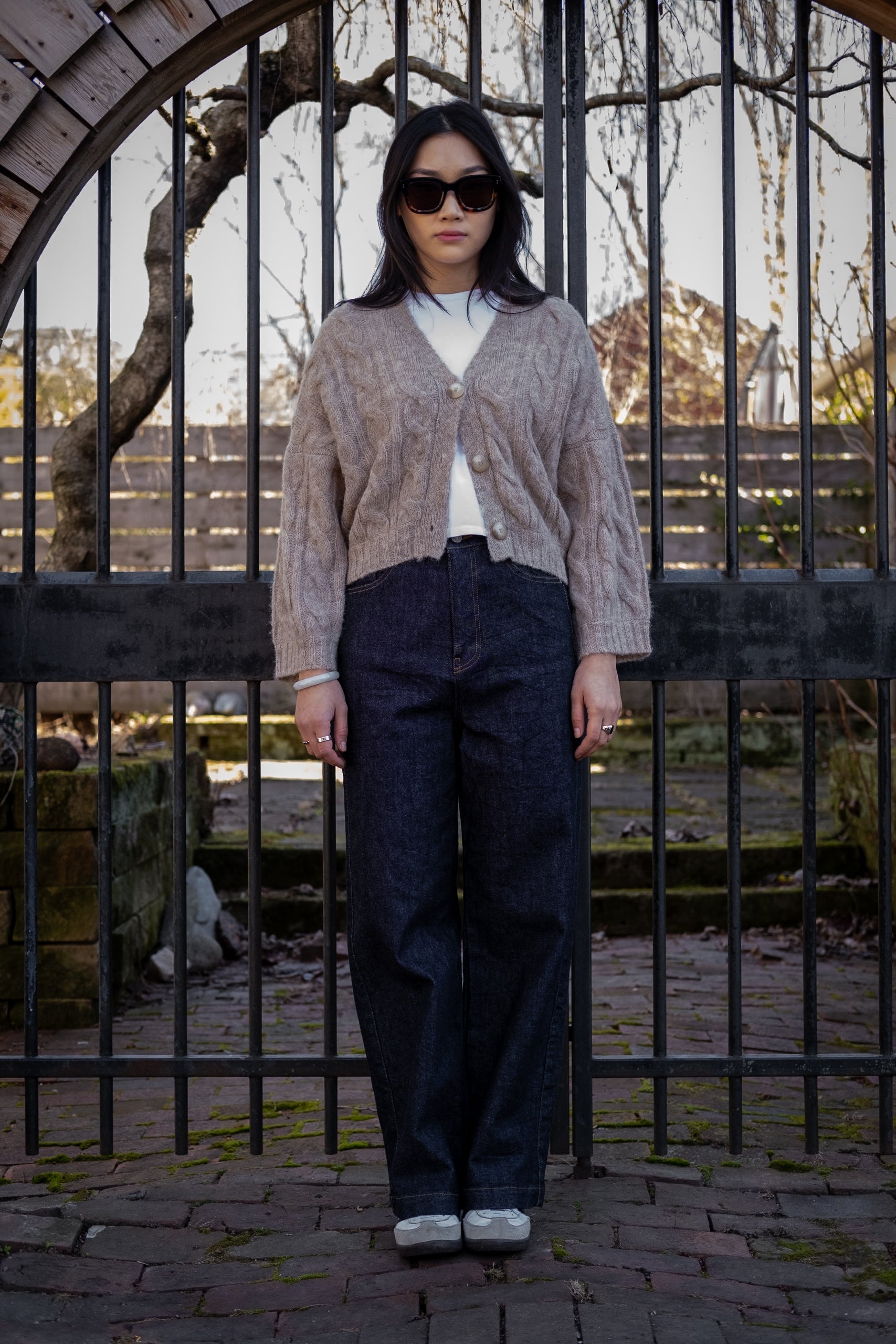 TRISTAN CARDIGAN - SAND