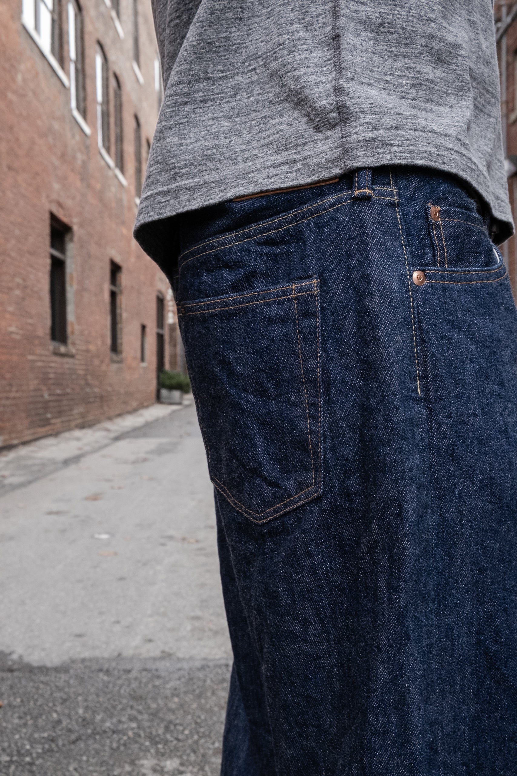 13OZ NEP WIDE TAPERED - RINSE