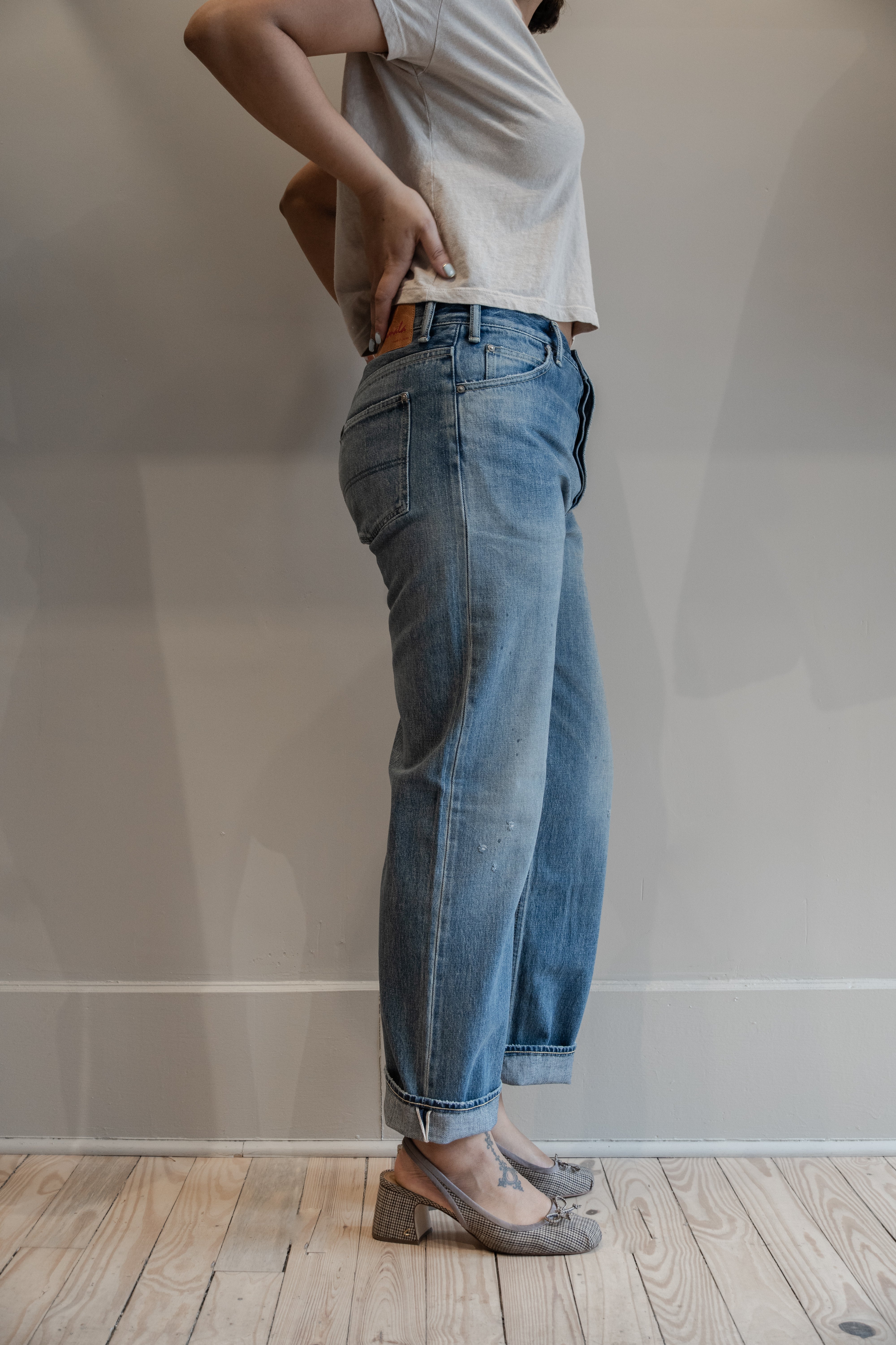 13.5OZ NARROW STRAIGHT - LIGHT WASH