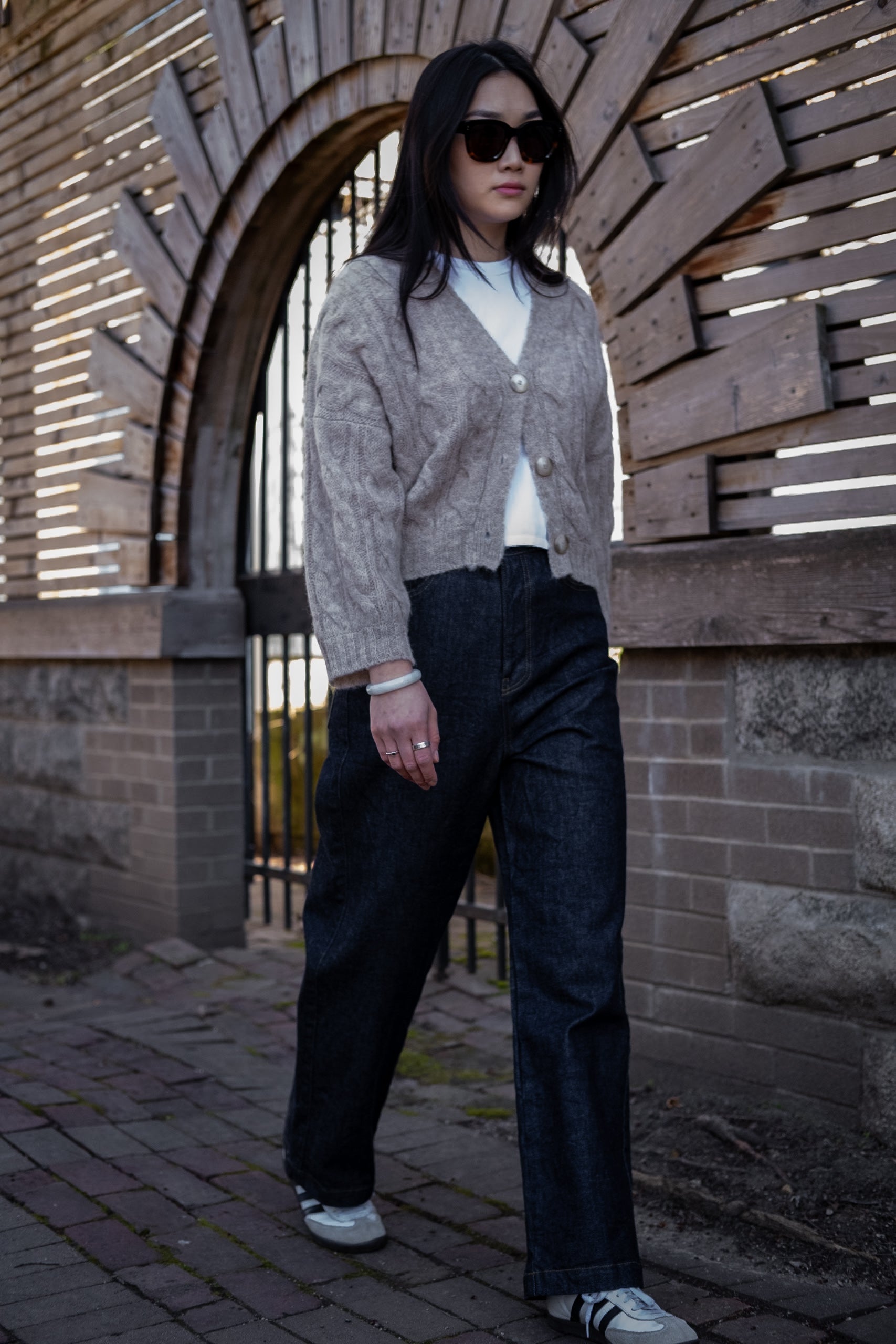 TRISTAN CARDIGAN - SAND