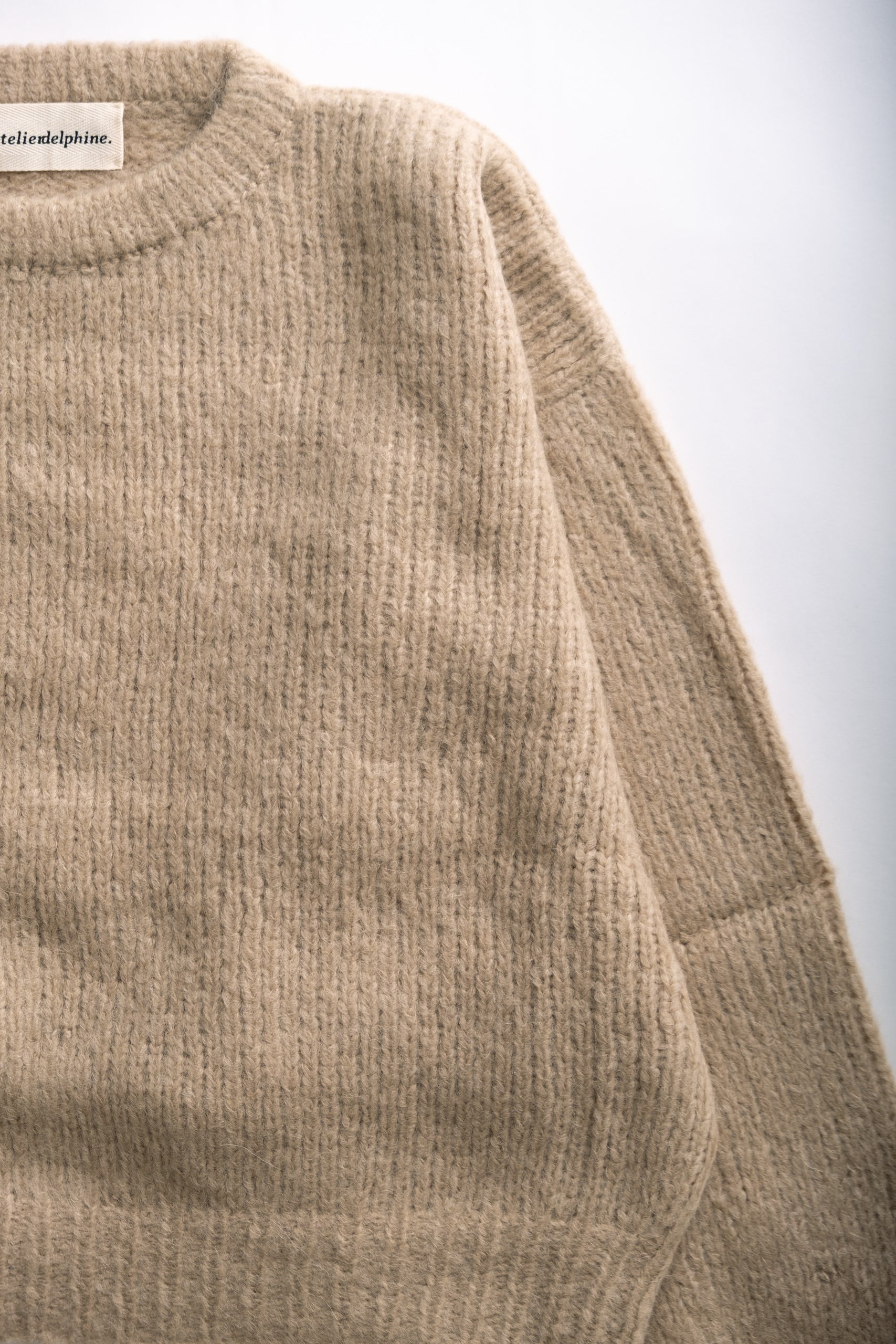 BALLOON SLEEVE SWEATER - SAND