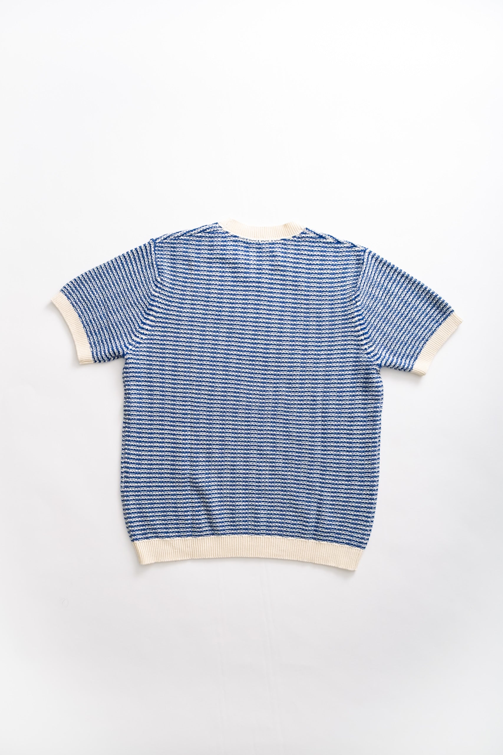 KNITTED TSHIRT - PLAIN BLUE