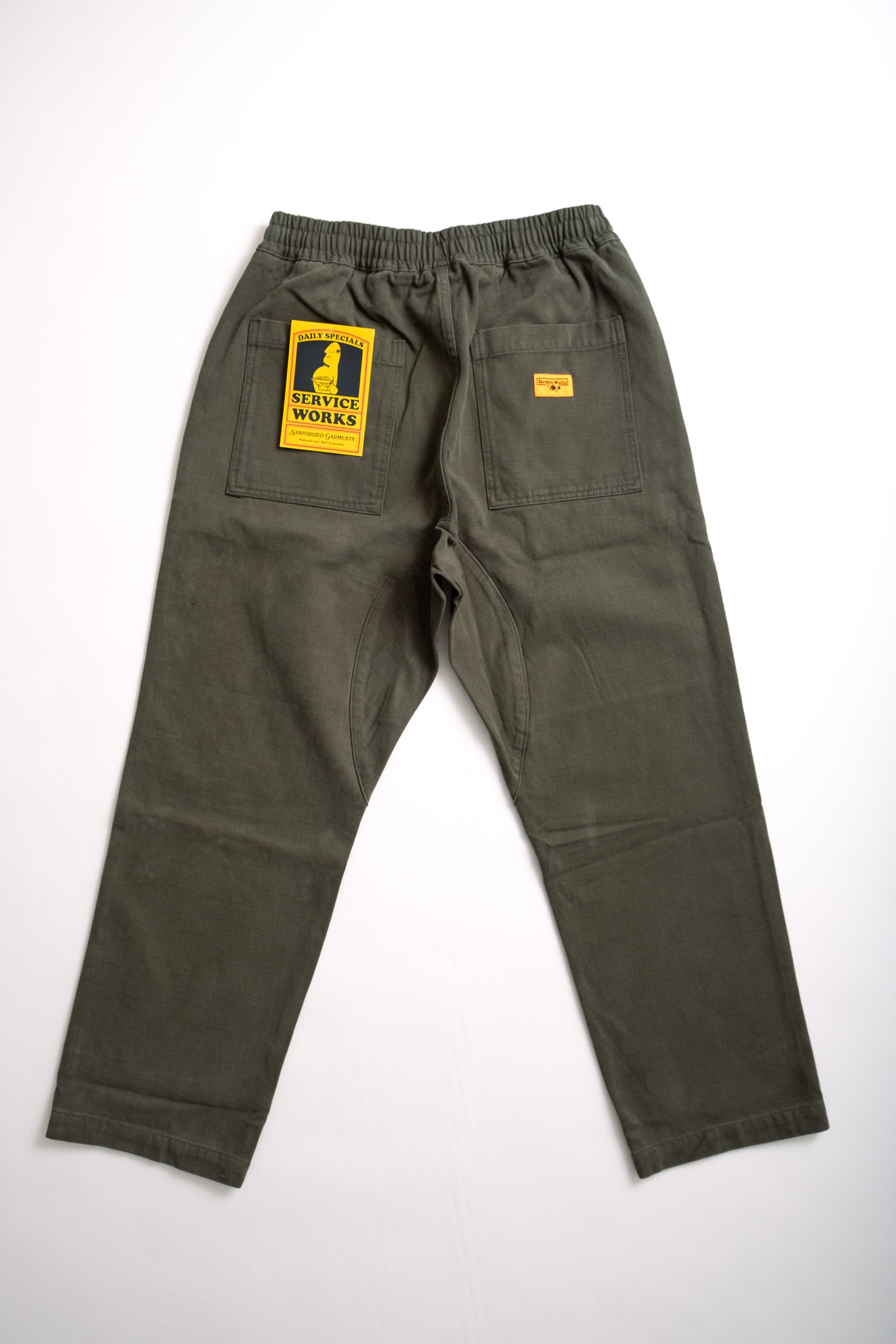 MOLESKIN CHEF PANT - MOSS