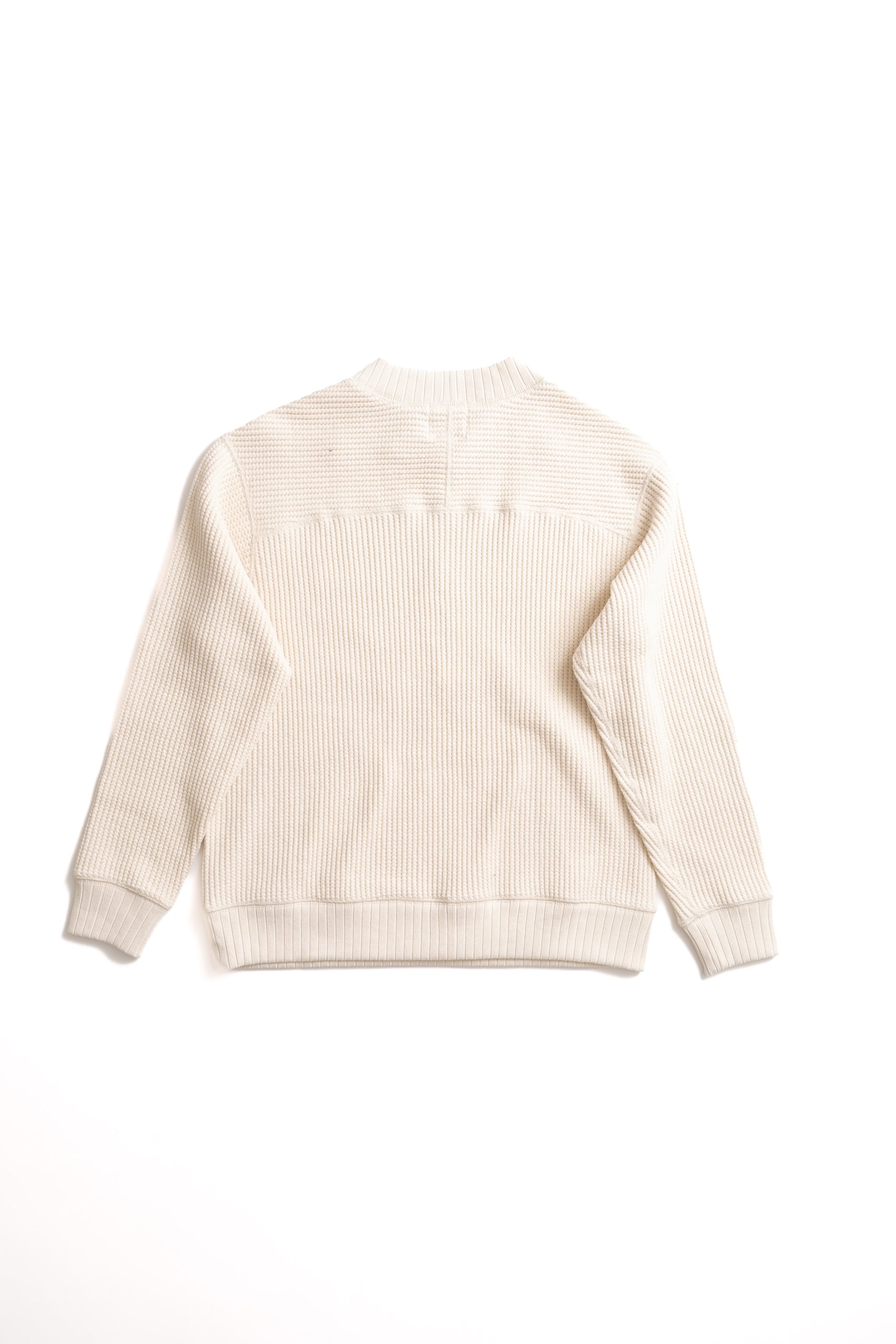 WAFFLE MIDNECK - IVORY