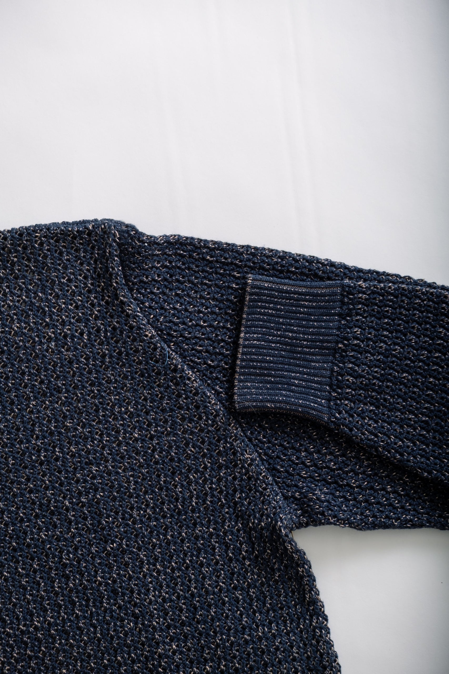 MARLED CREWNECK - NAVY