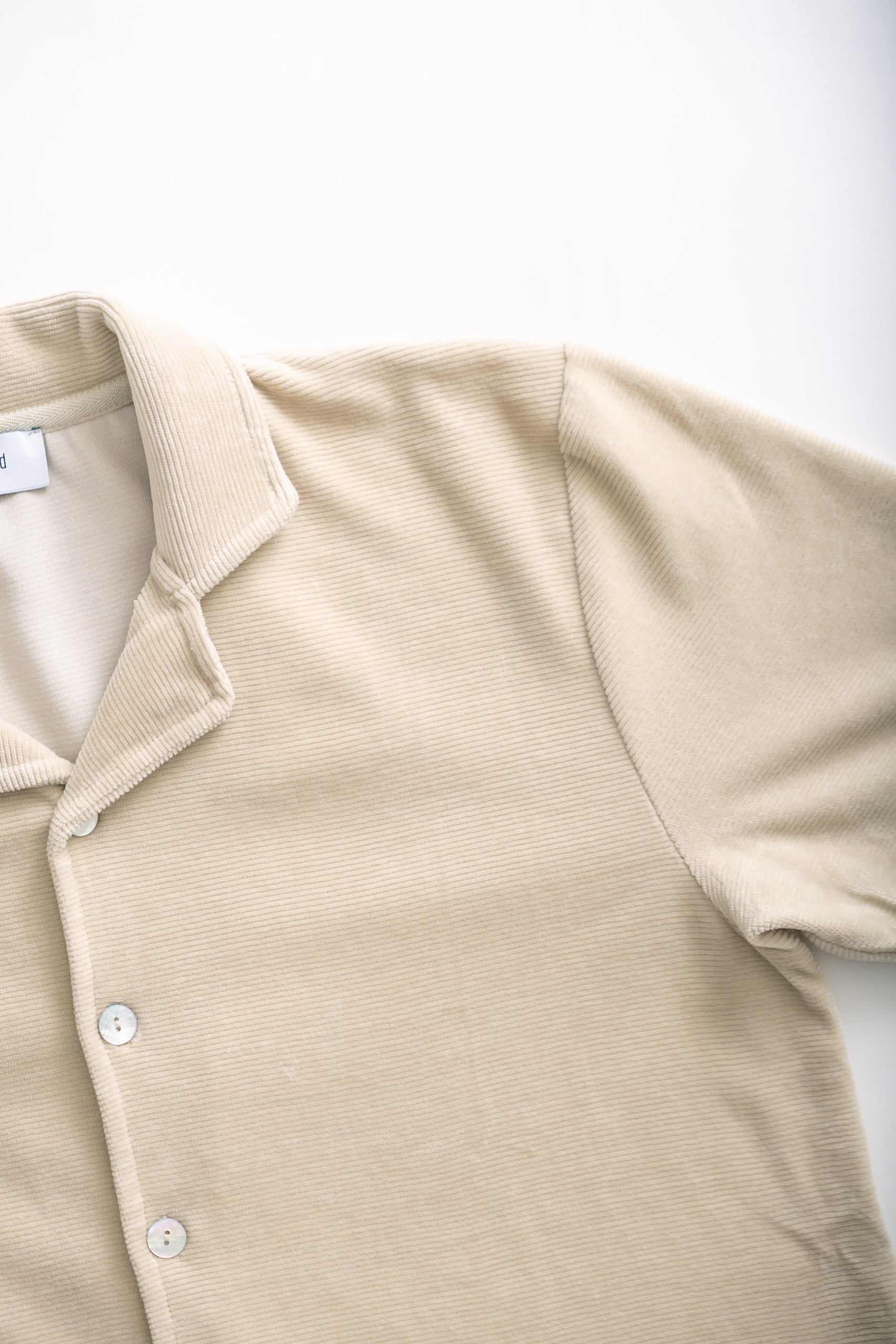 VELOUR POLO - TIDAL FOAM