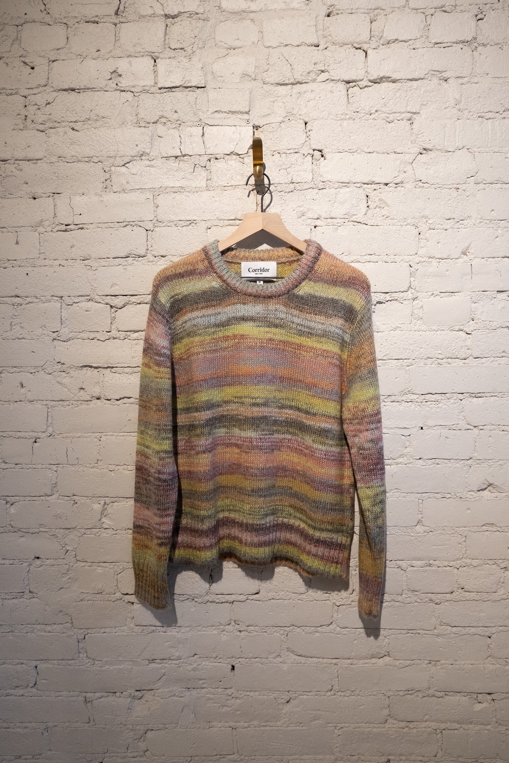 MOHAIR CREWNECK - GREEN