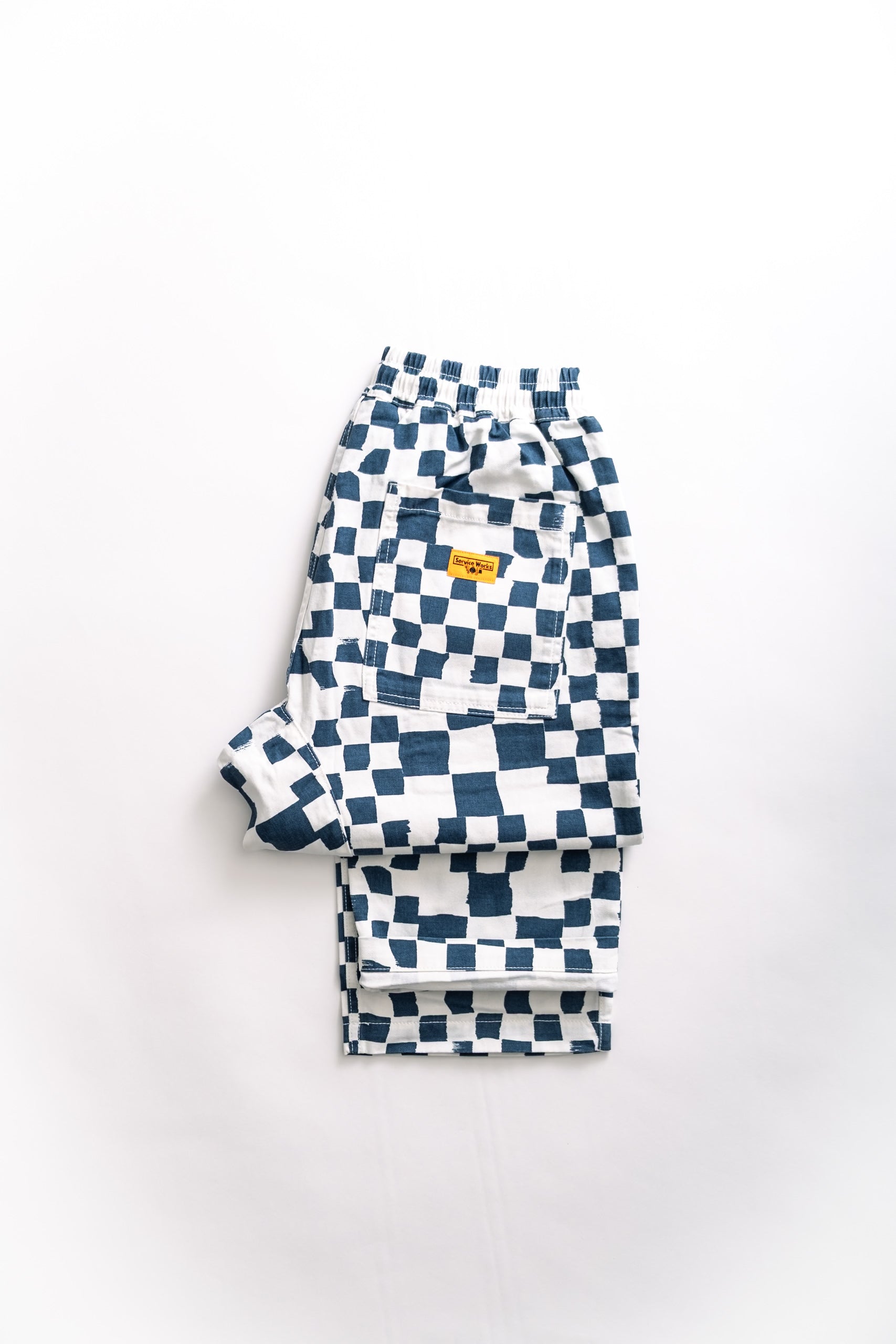 CHEF PANT - TEAL CHECKER