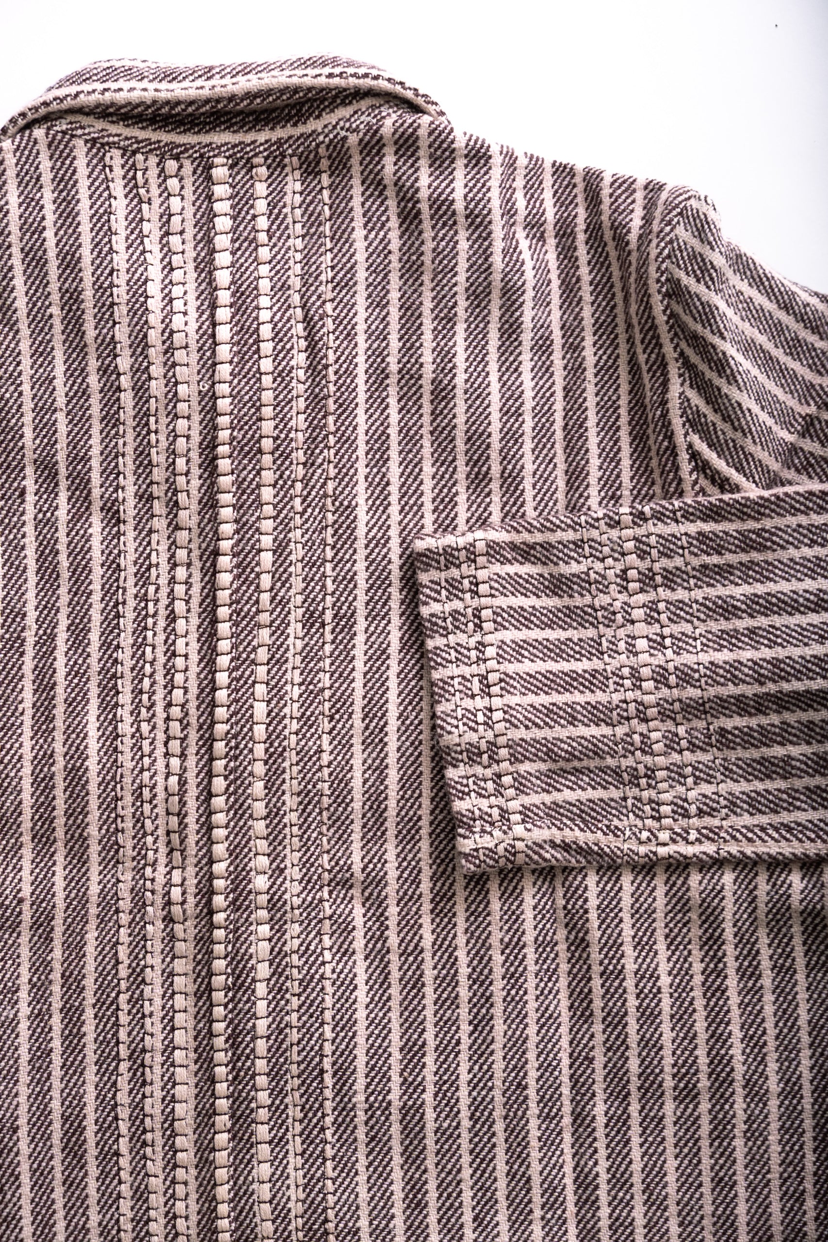 SUZIE WORKSHIRT - NAT/BROWN