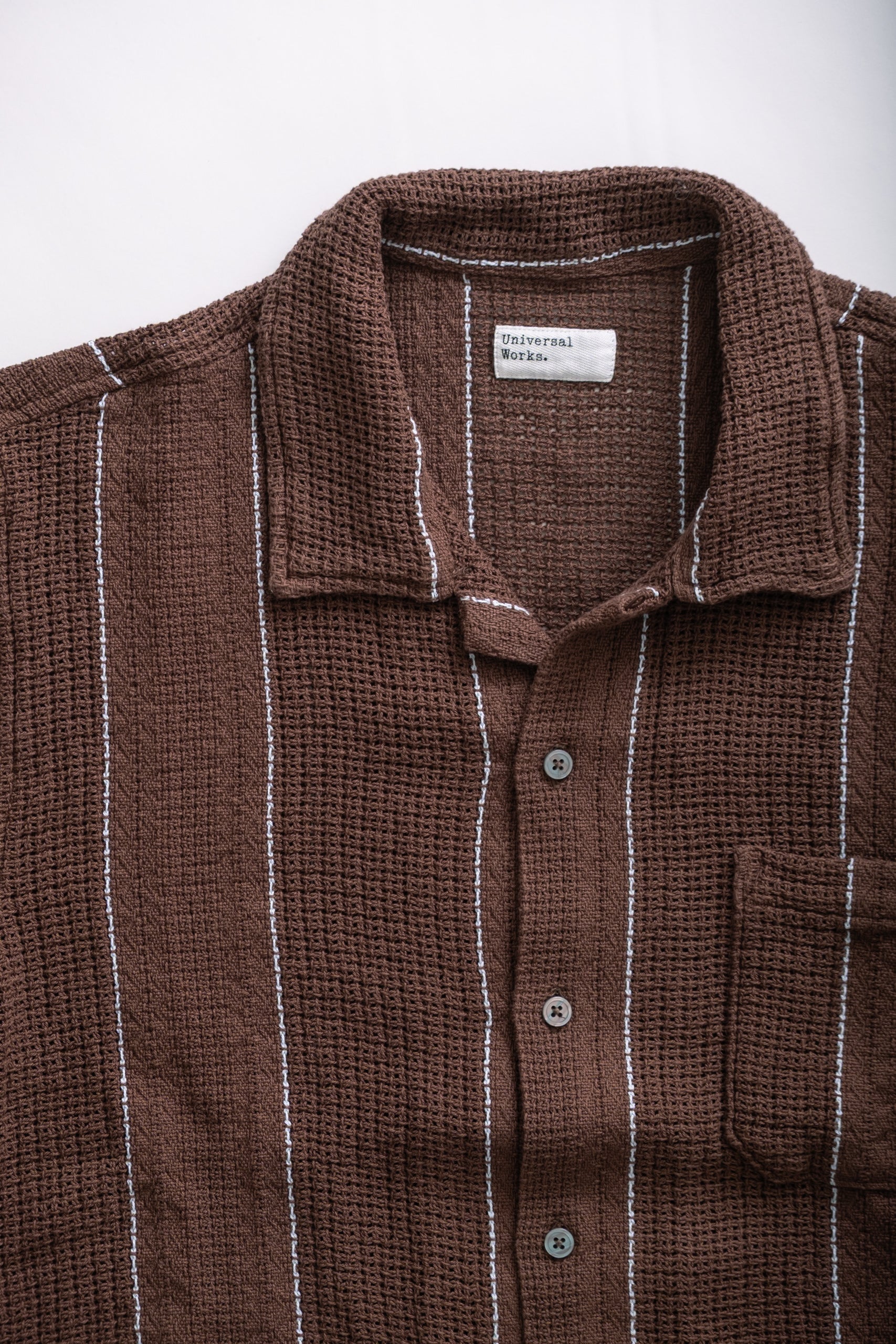 ROAD SHIRT - BROWN STRIPE