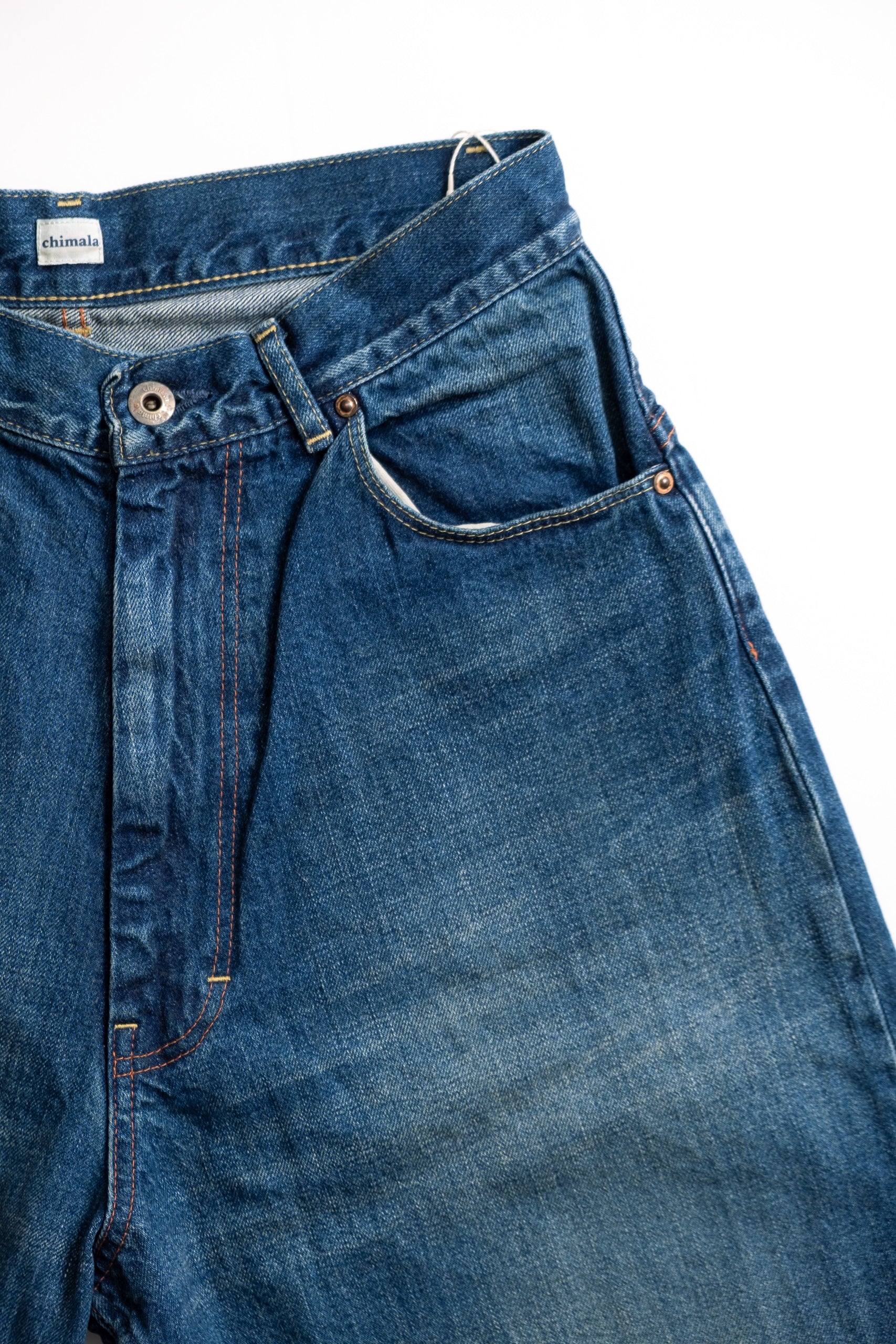 13.5OZ RANCH PANT - DARK WASH