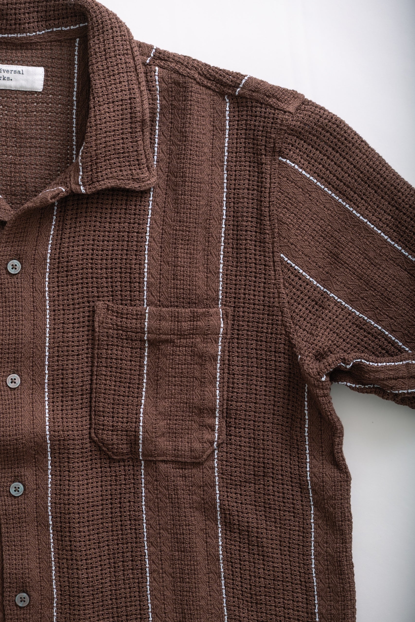 ROAD SHIRT - BROWN STRIPE