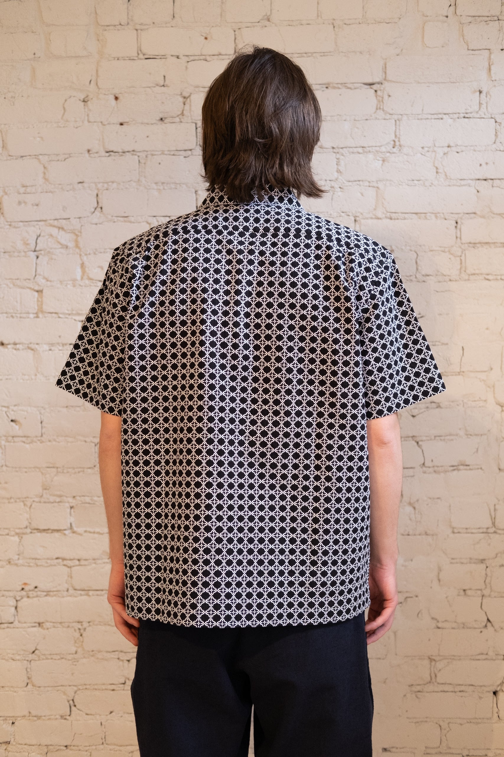 RESORT SHIRT - BLACK RATTAN