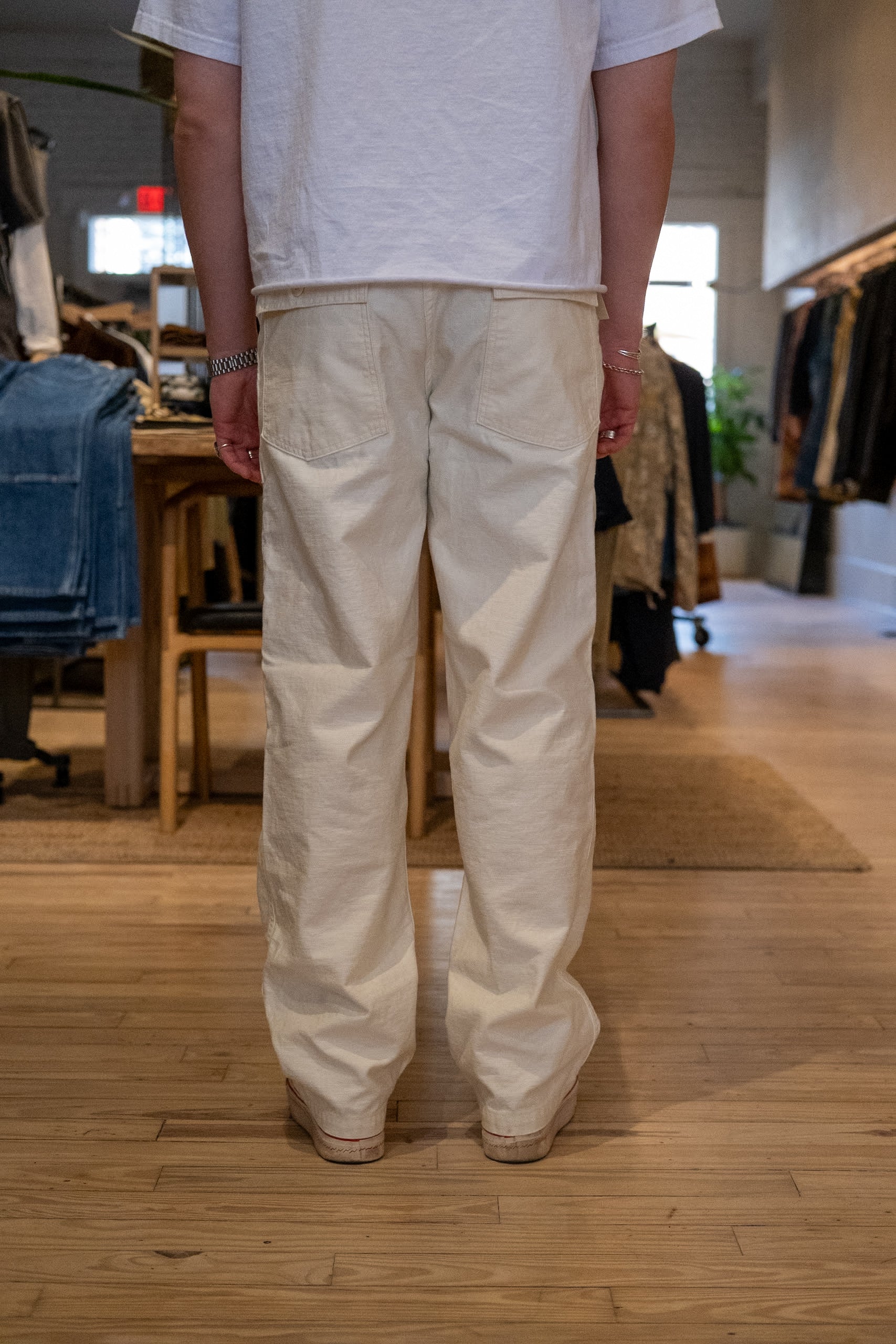 US ARMY FATIGUE PANTS - ECRU