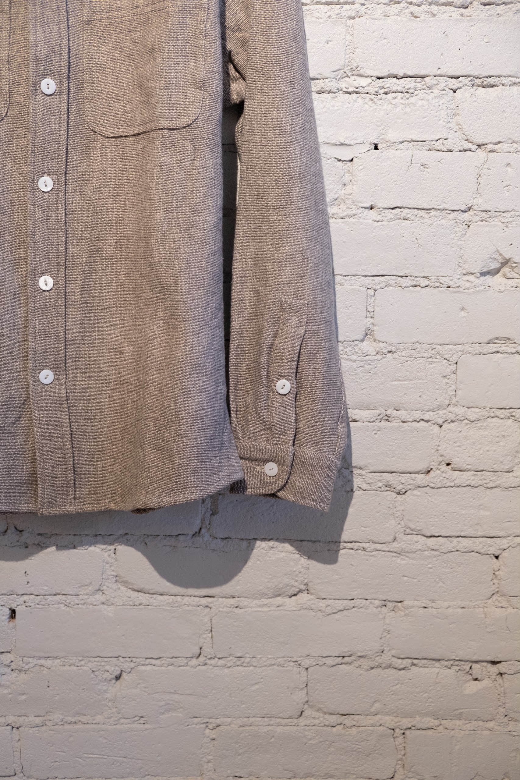 AMES WORKSHIRT - IRON GREY CANVAS