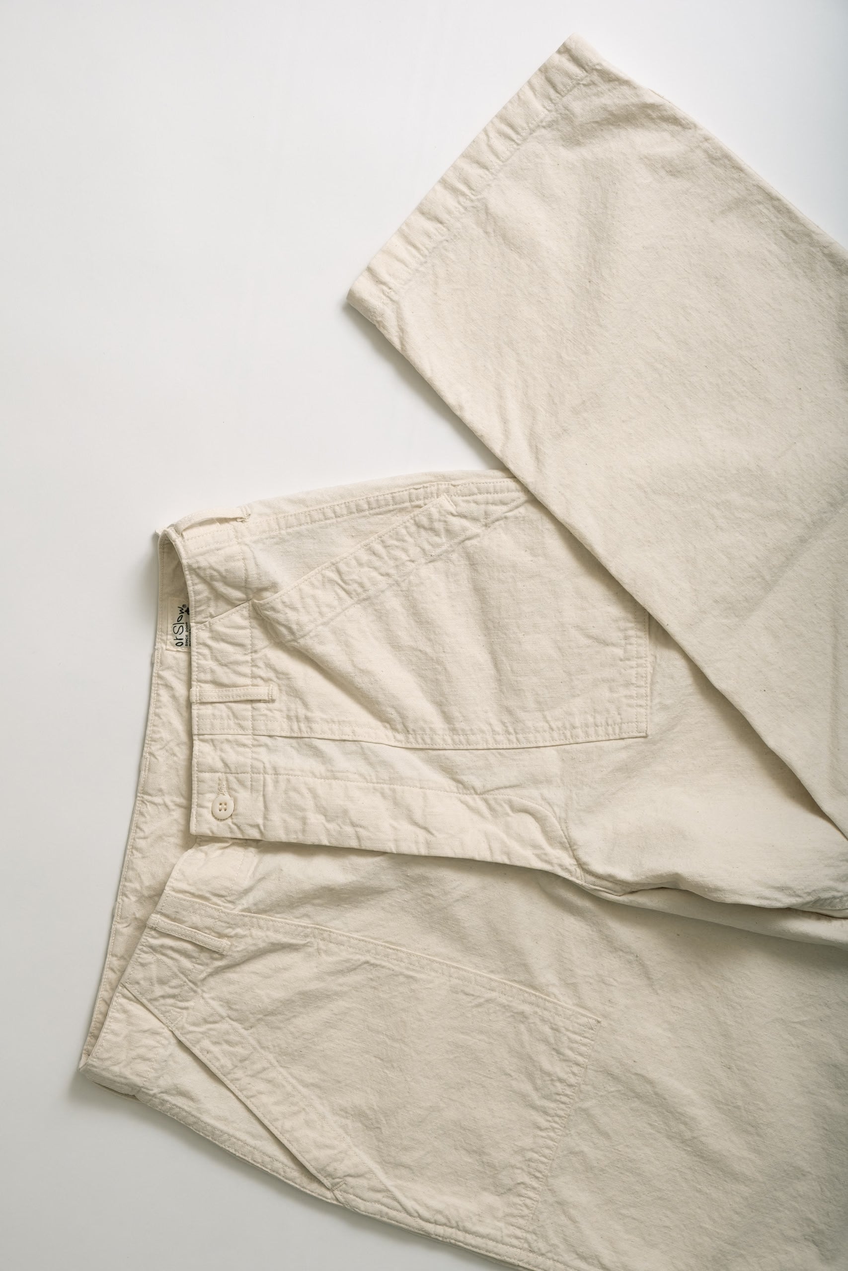 NAPPED TWILL SUMMER FATIGUE - ECRU