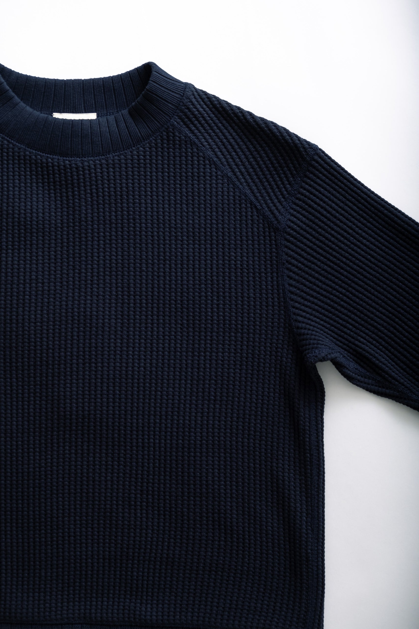 WAFFLE MIDNECK - DARK NAVY