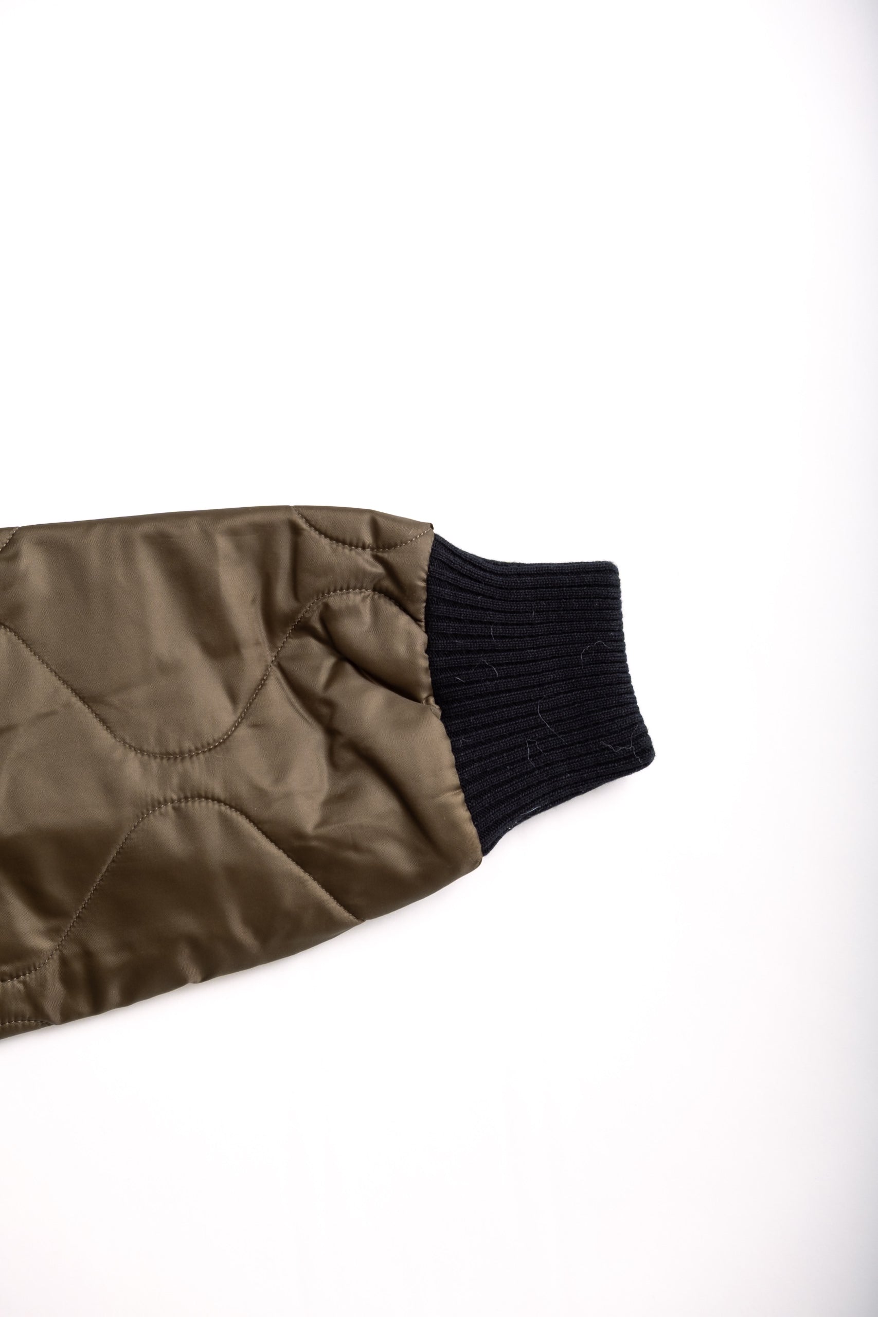 QUILTED NYLON JACKET - KHAKI