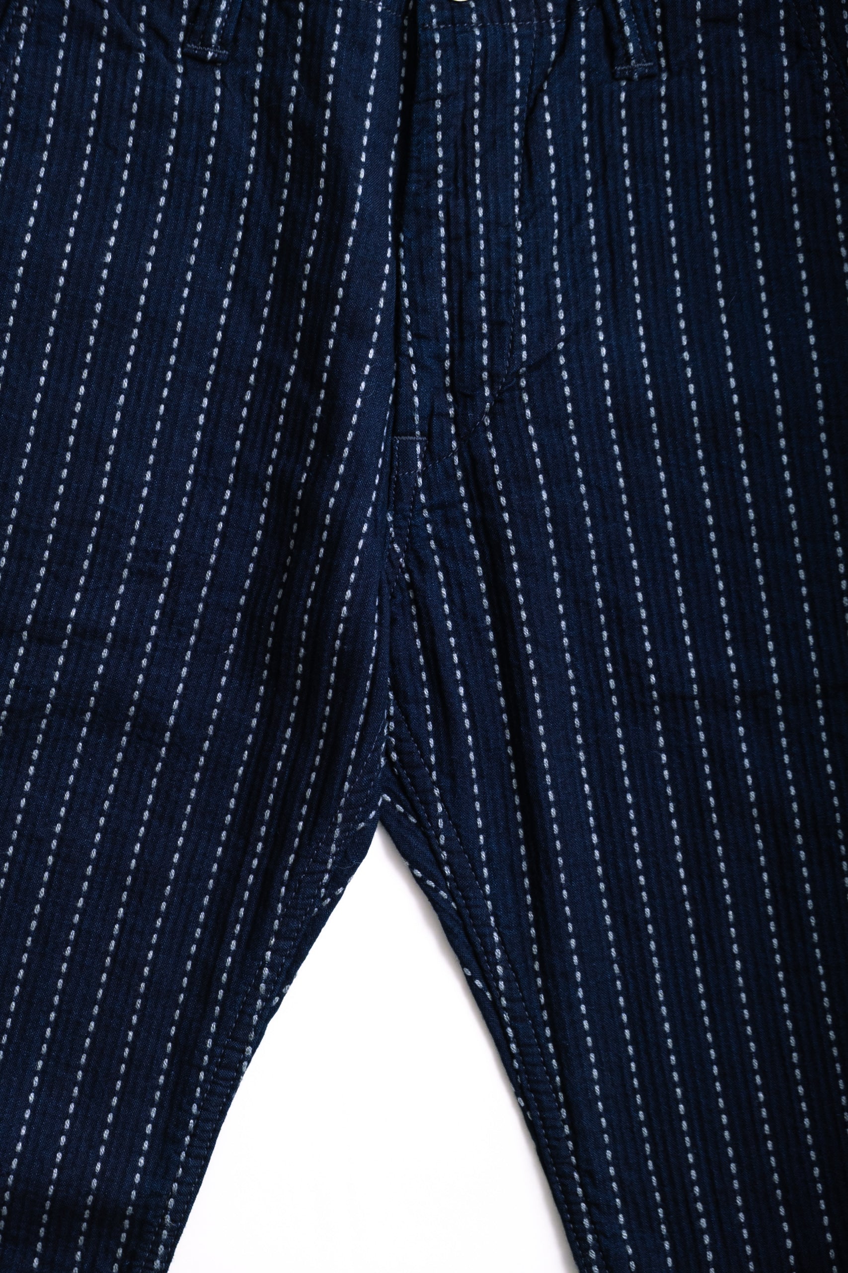 STITCH STRIPE TROUSER - INDIGO