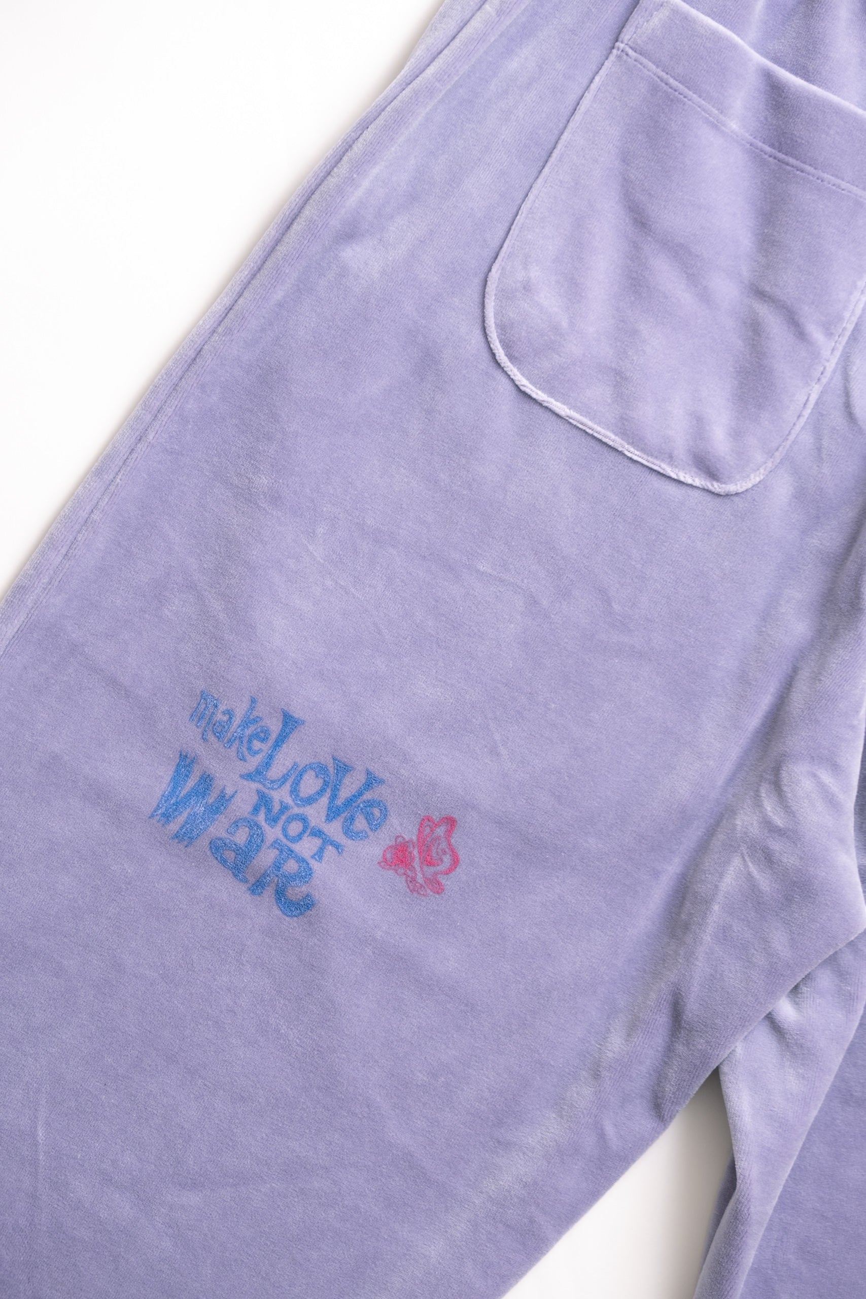 FLOWER POWER PANTS - PURPLE