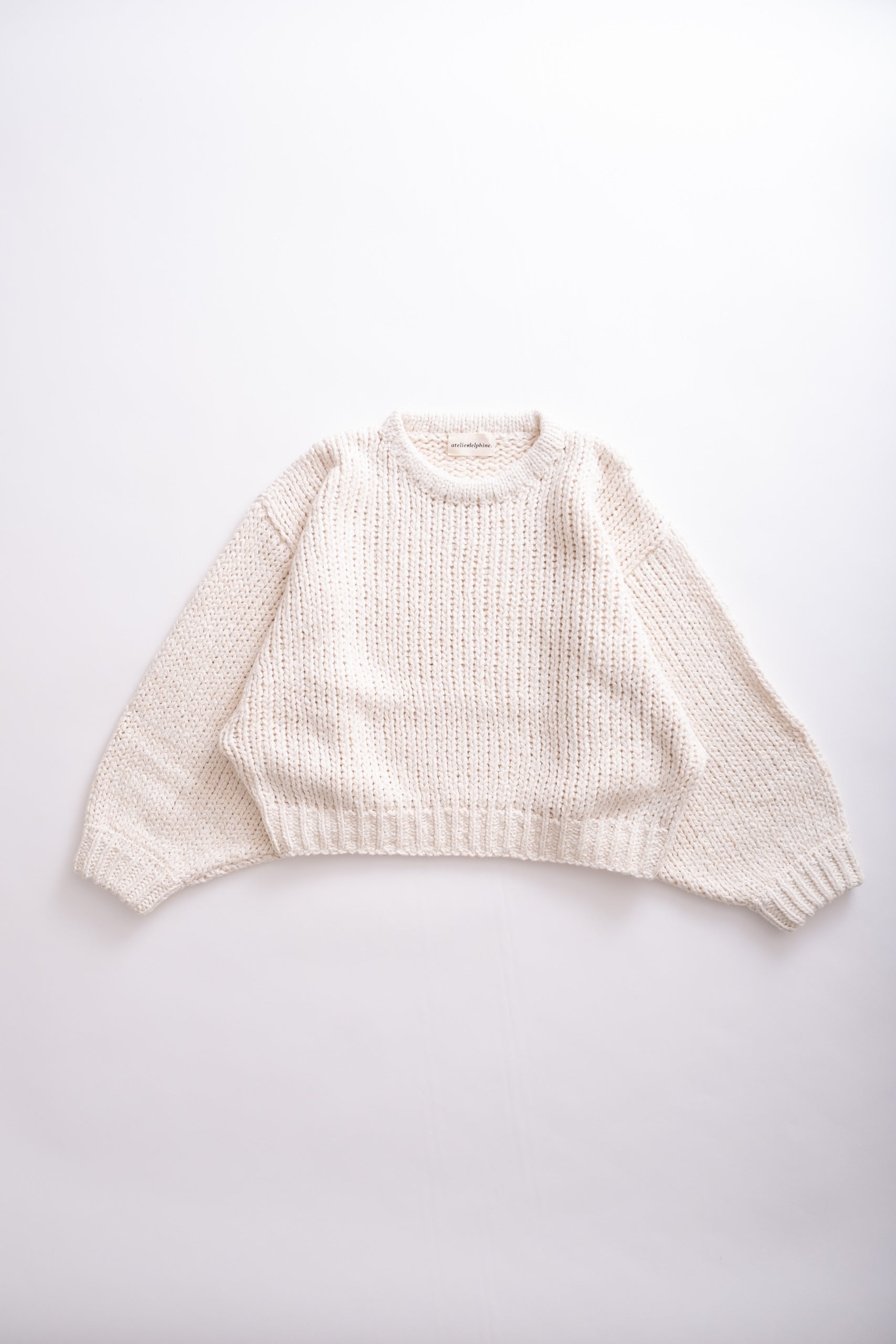 BALLOON SLEEVE - TEXTURE CREAM