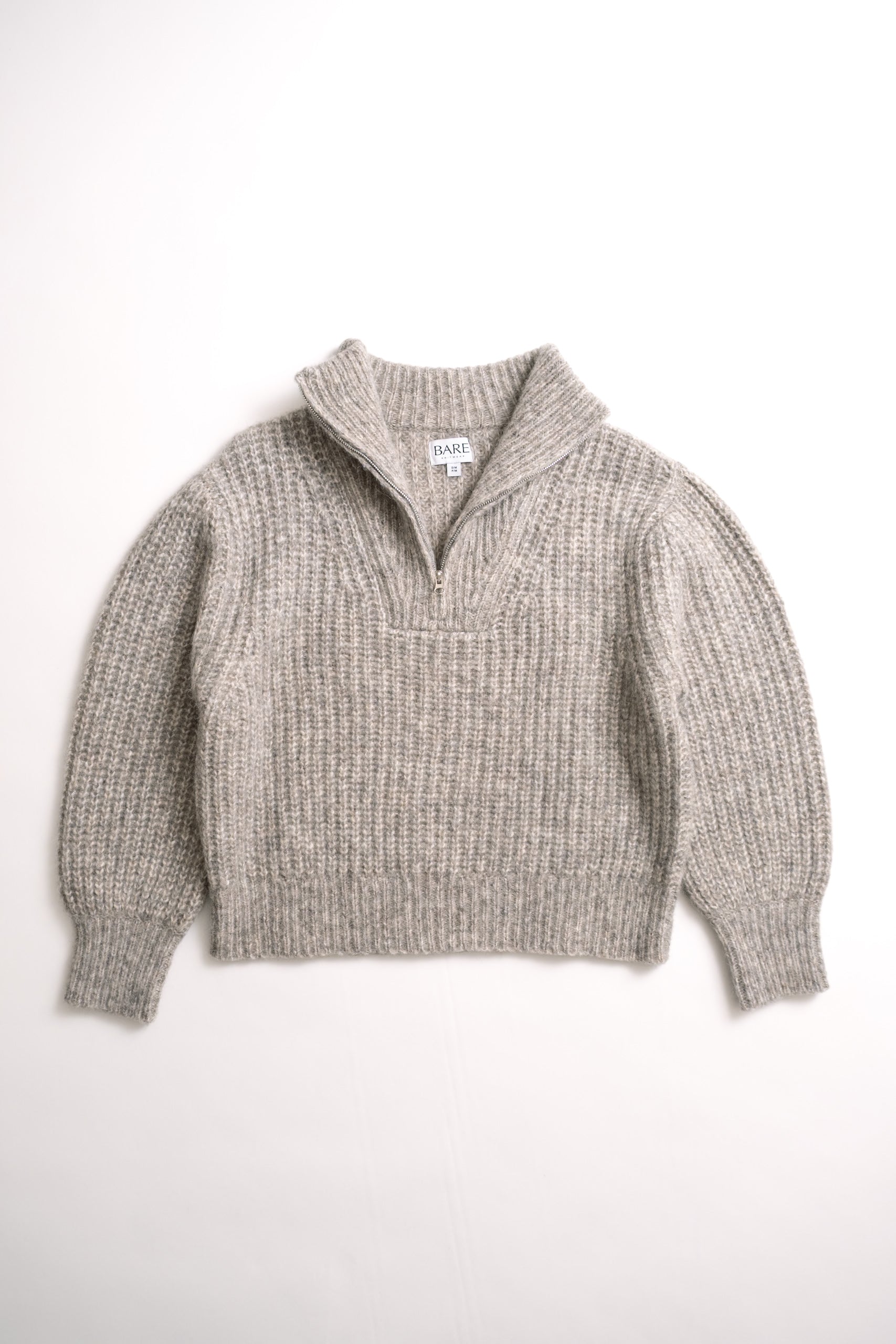 ALPINE QUARTER ZIP - MARBLE