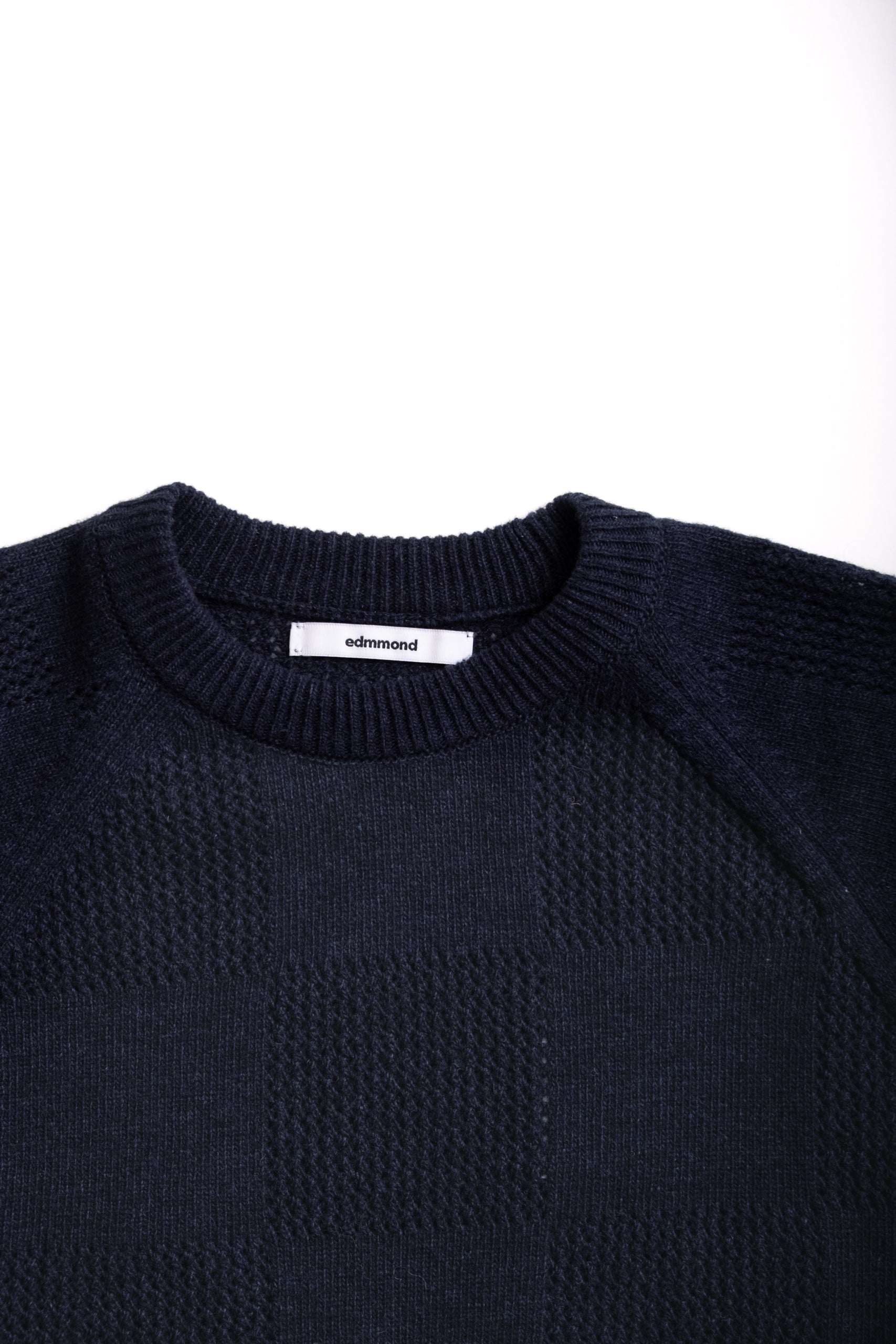 CHECKMATE SWEATER - NAVY
