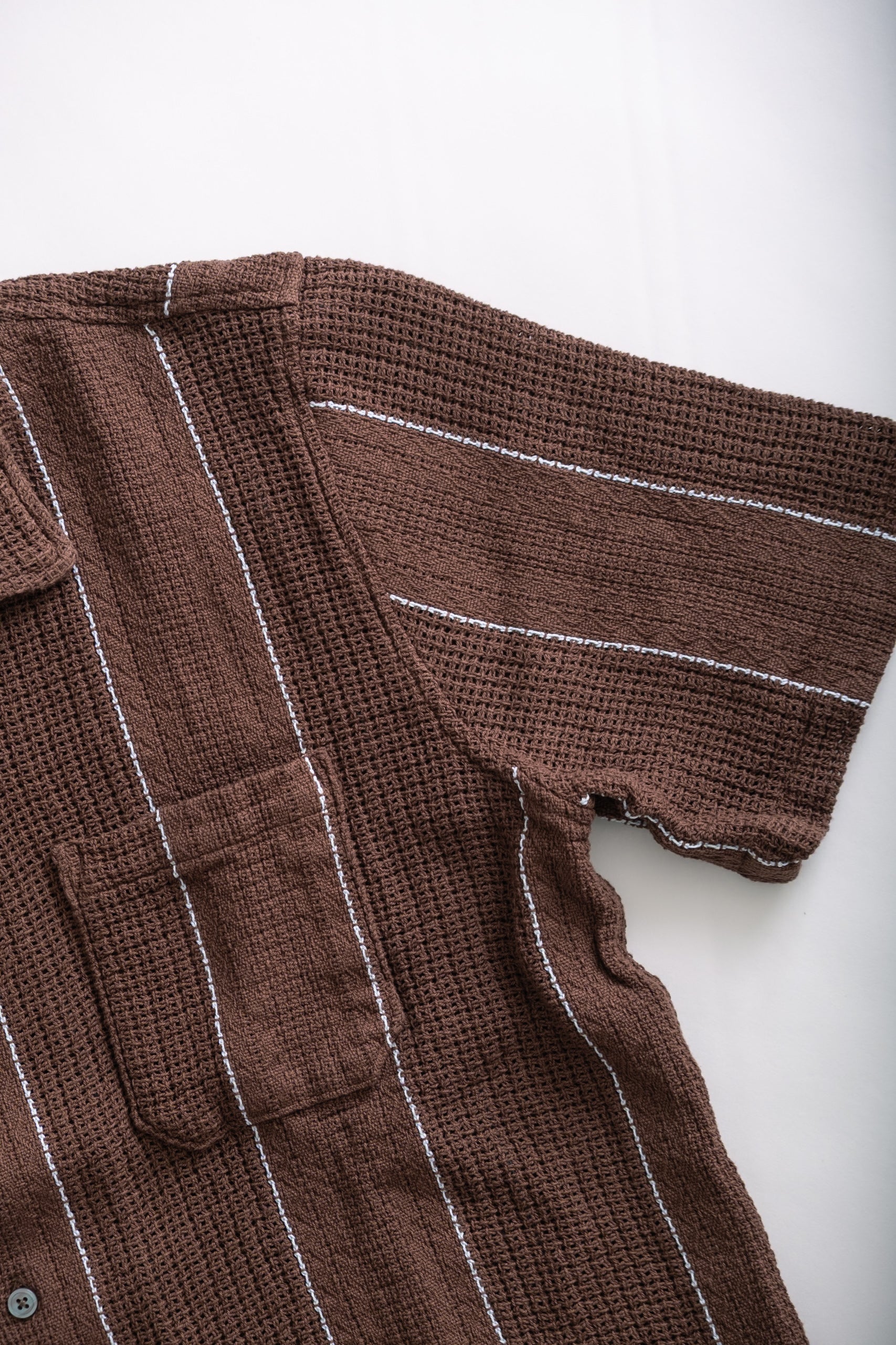ROAD SHIRT - BROWN STRIPE