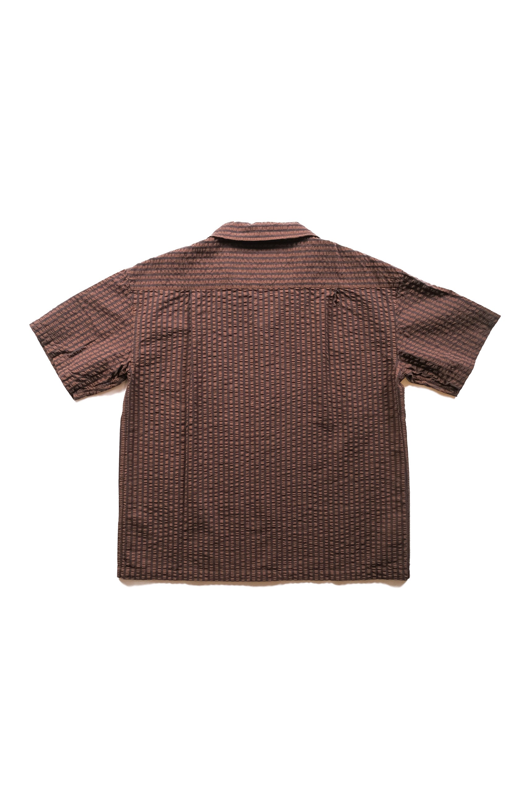 ALOHA SHIRT - COFFEE/NAVY