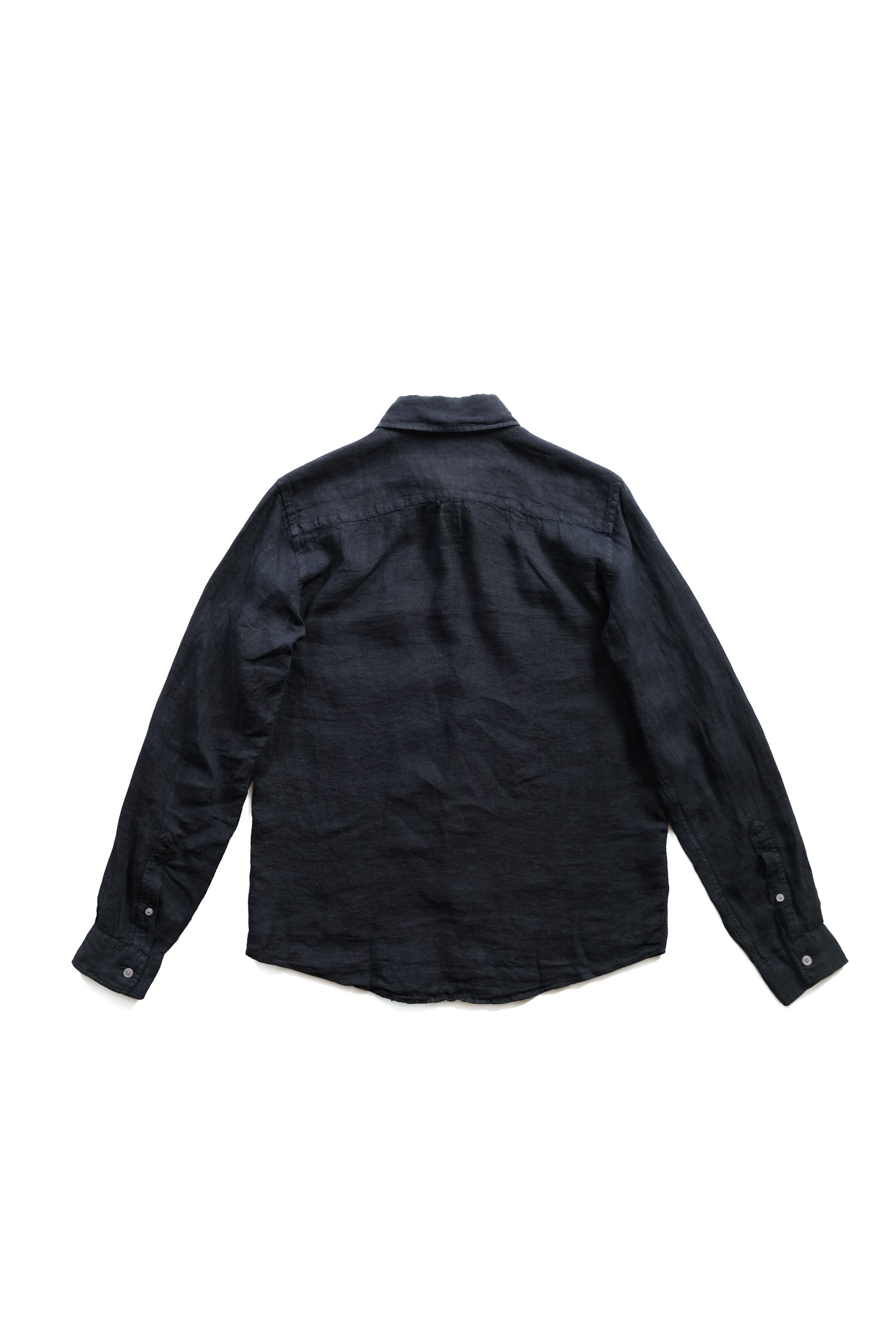 LINEN SHIRT - NAVY