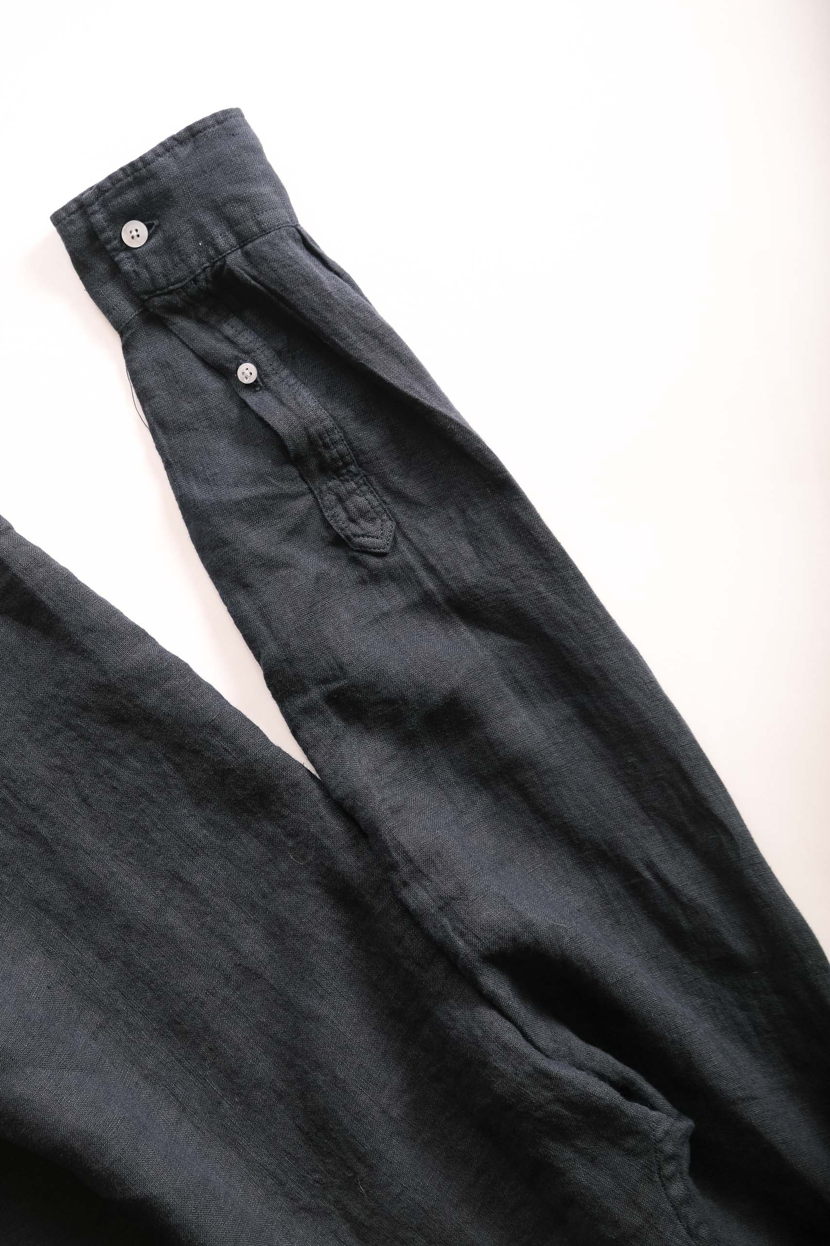 LINEN SHIRT - NAVY