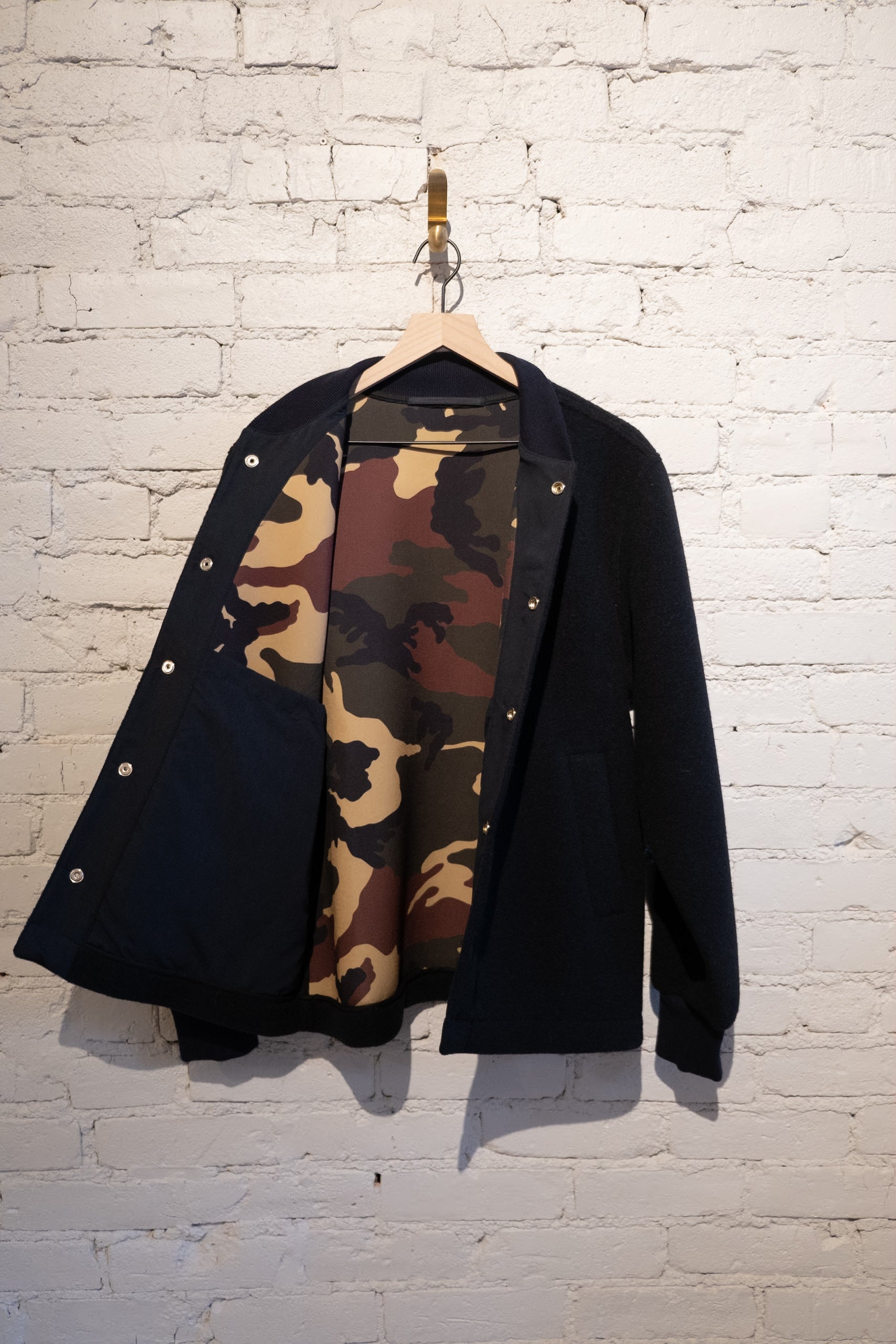 FIELD JACKET - NAVY/CAMO