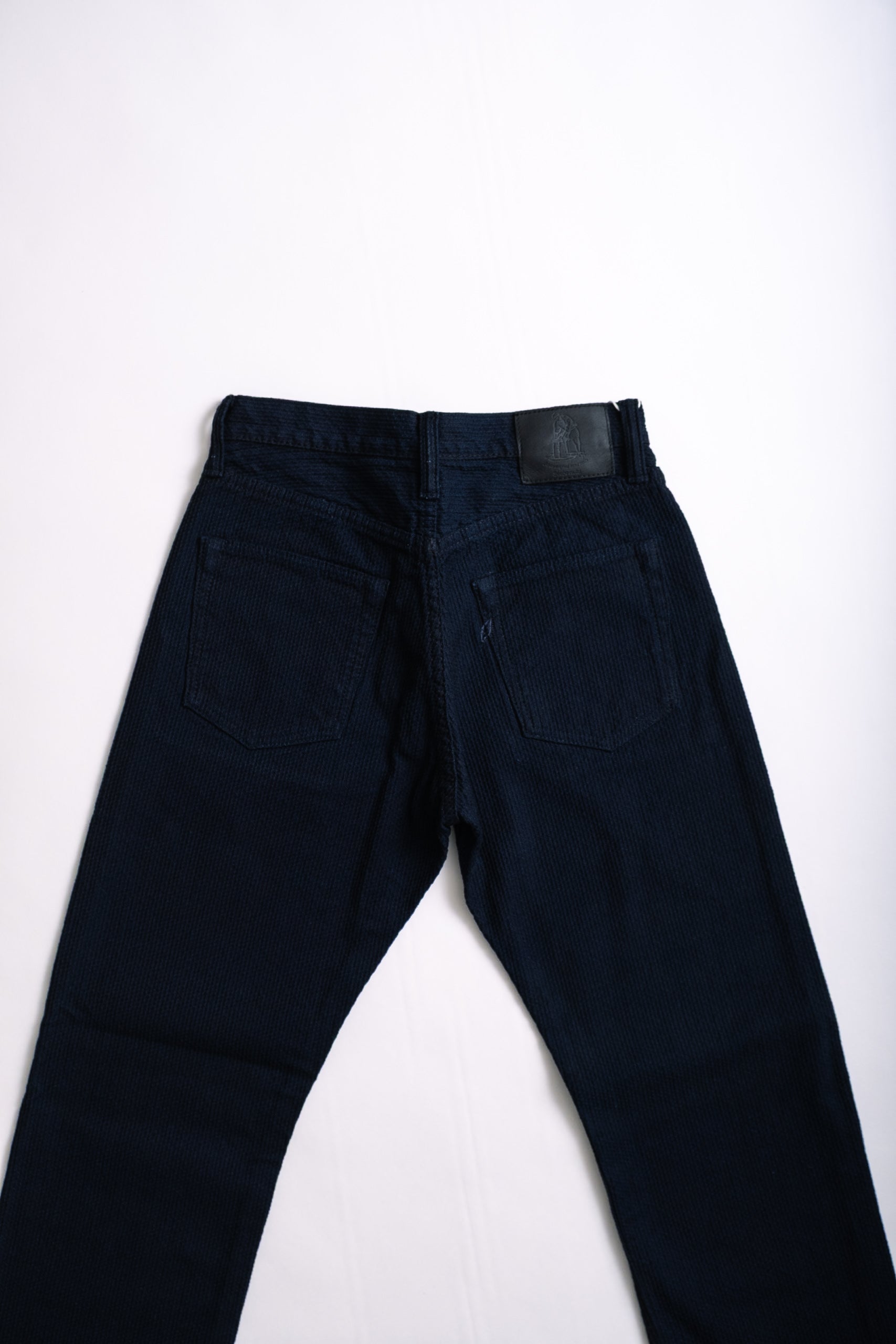 SASHIKO 5 POCKET - INDIGO/BLACK