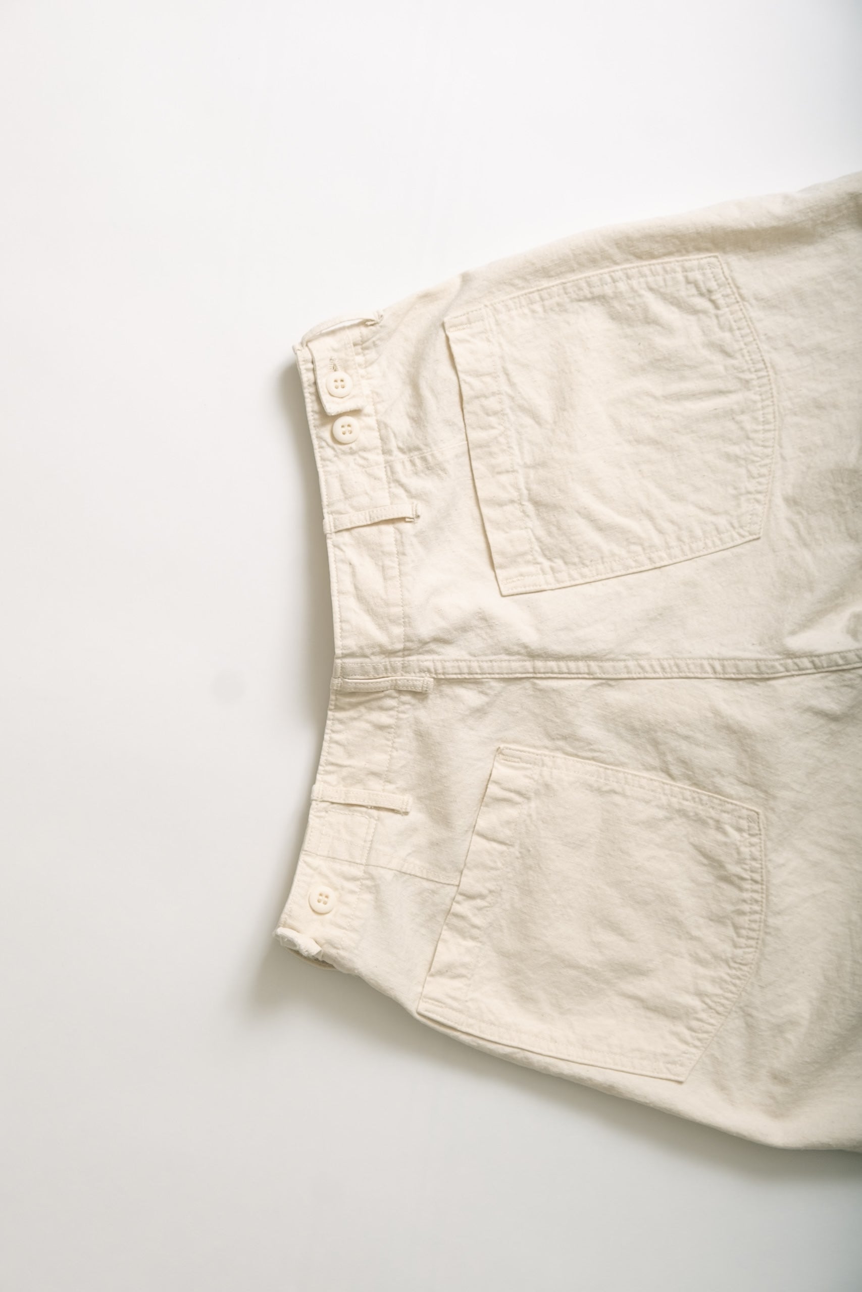 NAPPED TWILL SUMMER FATIGUE - ECRU