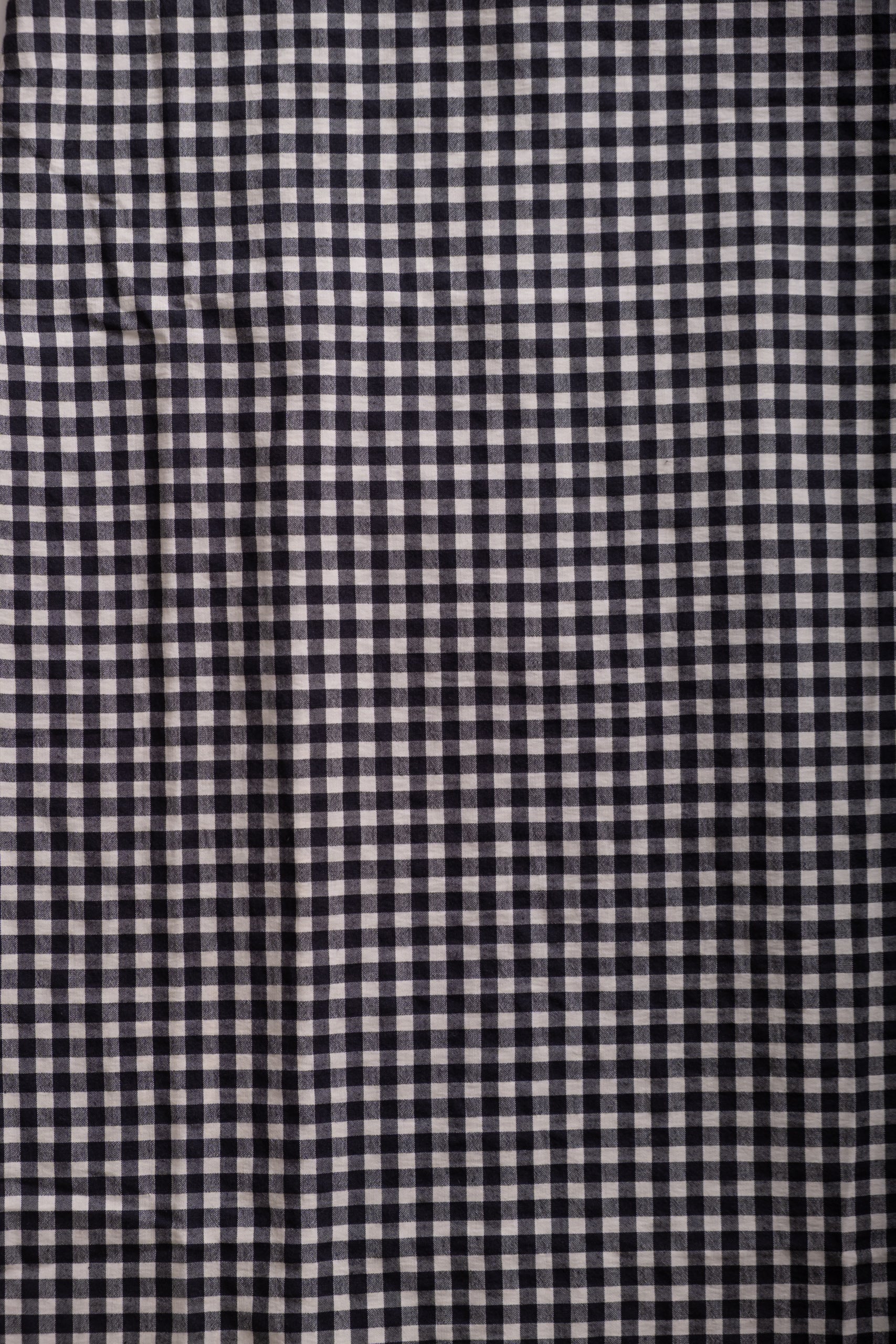 OYSTER DRESS - BLACK GINGHAM